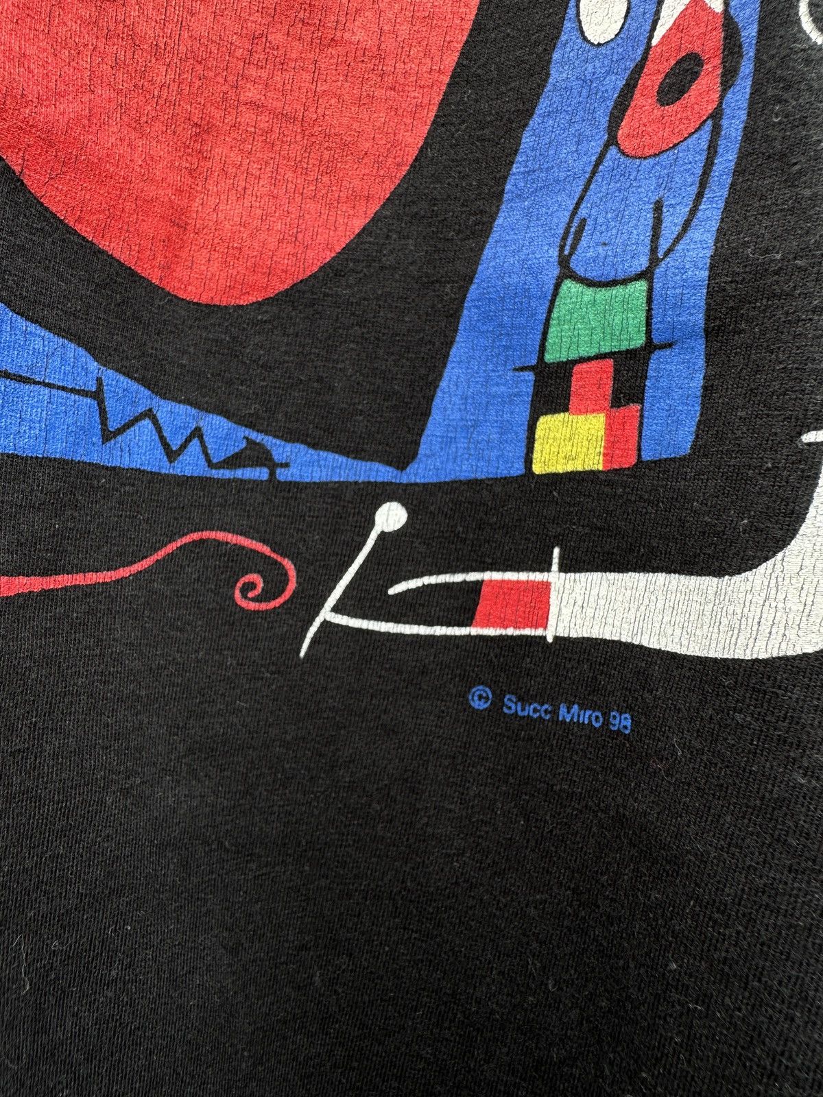 Vintage Vintage 1998 90s Joan Miro abstract painting tee Size US M / EU 48-50 / 2 - 3 Thumbnail