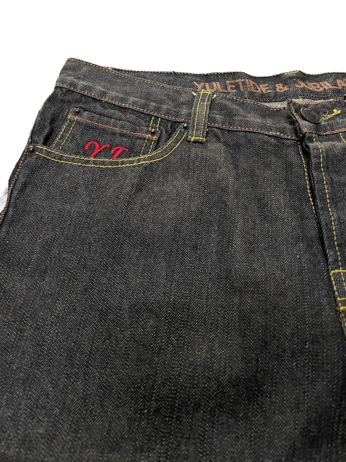 Hysteric Glamour × Japanese Brand × Maharishi Y2k Yuletide Japan Yakuza Tattoo Raw Jeans Size US 32 / EU 48 - 15 Thumbnail