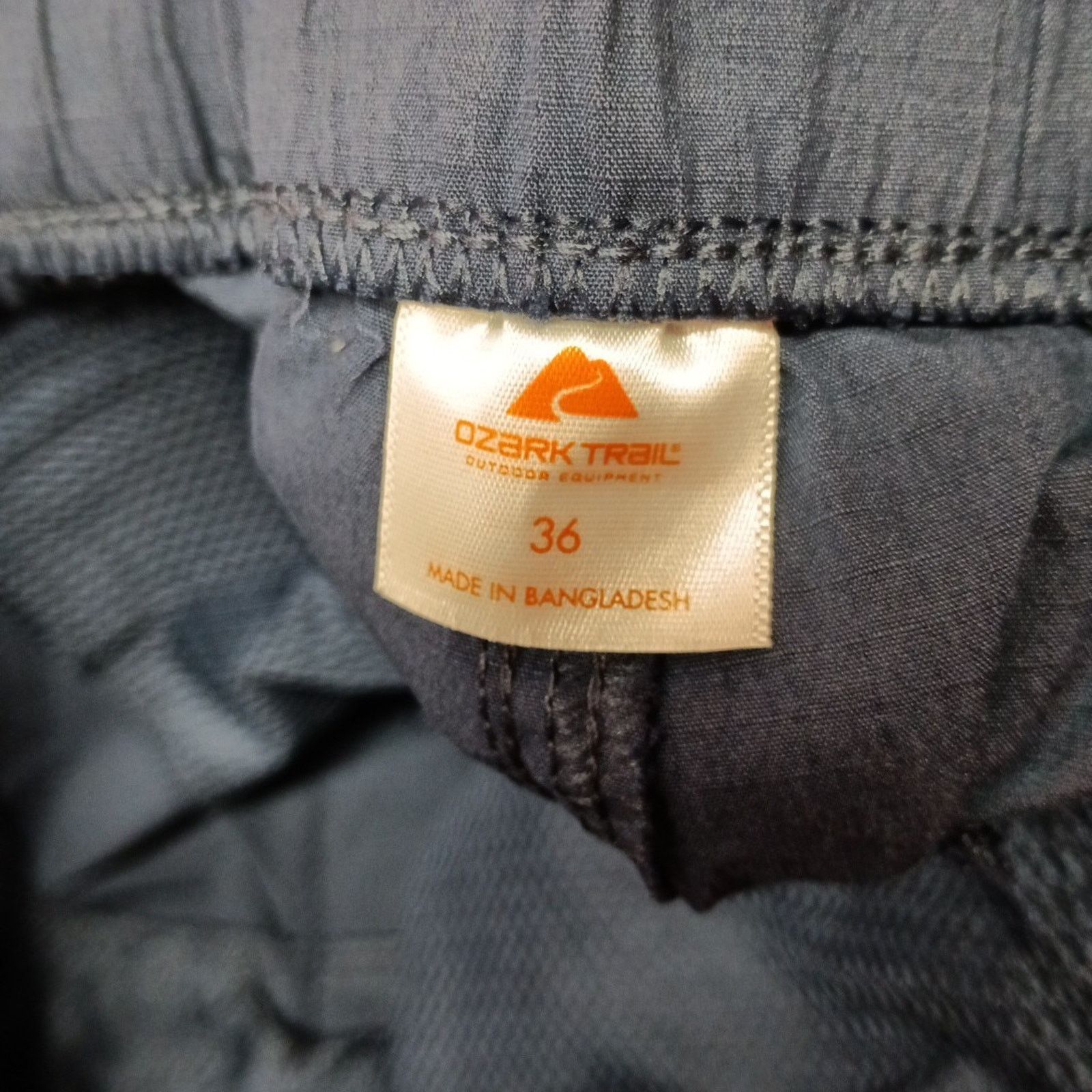 Other Ozark Trail Zip Off Convert Cargo Pants Mens Size 36x30 Blue Size US 36 / EU 52 - 9 Thumbnail