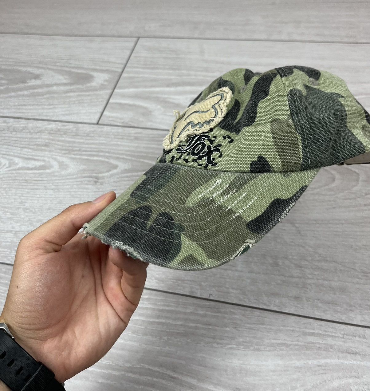 Fox Racing Fox Racing Distressed Camo Cap Hat Size ONE SIZE - 10 Thumbnail