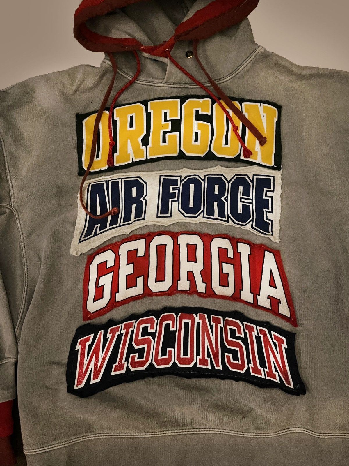 Vintage Quad Collegiate Logo Custom Hoodie Size US XL / EU 56 / 4 - 2 Thumbnail