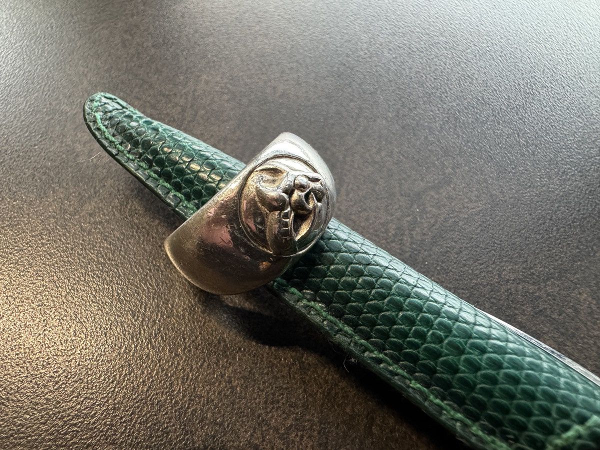 Chrome Hearts Chrome Hearts 1995 dog with lightening bolt ring Size ONE SIZE - 9 Thumbnail