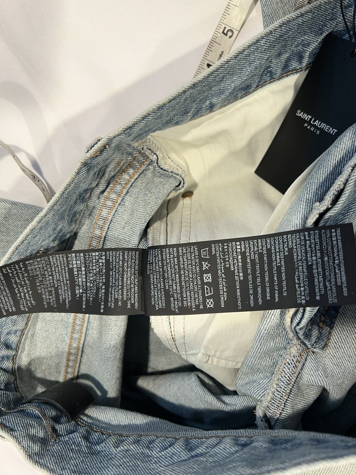 Saint Laurent Paris Saint Laurent men’s ripped blue jeans. 34. $890 Size US 34 / EU 50 - 12 Thumbnail
