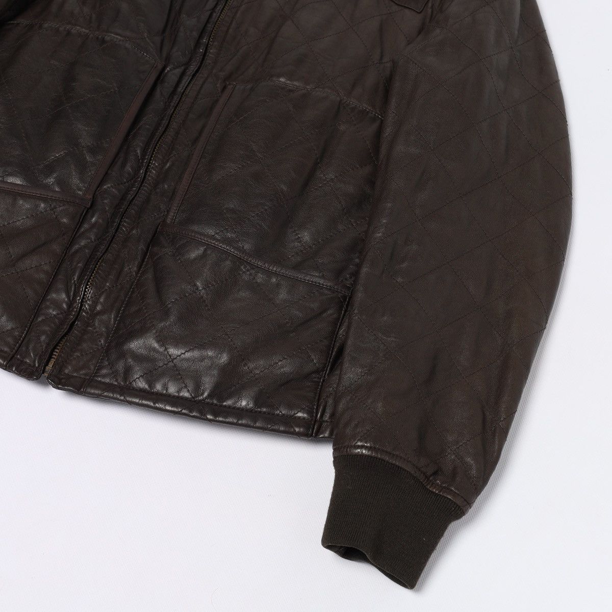 Ralph Lauren Purple Label Ralph Lauren Purple Label Lambskin Leather Bomber Jacket Size US M / EU 48-50 / 2 - 20 Thumbnail