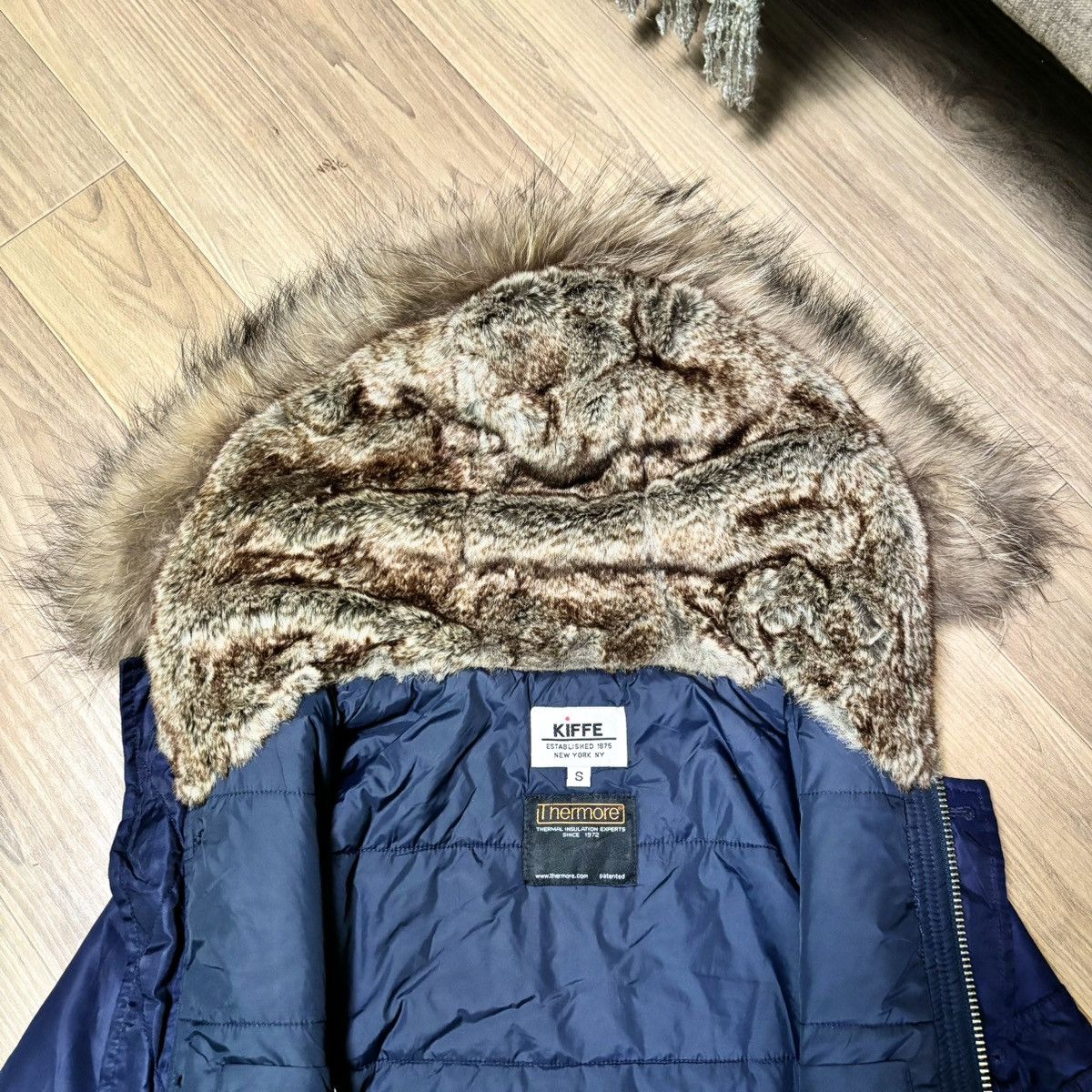 14th Addiction × If Six Was Nine × Le Grande Bleu (L.G.B.) G.O.A Kiffe bomber fur jacket ifsixwasnine lgb style Size US S / EU 44-46 / 1 - 9 Thumbnail