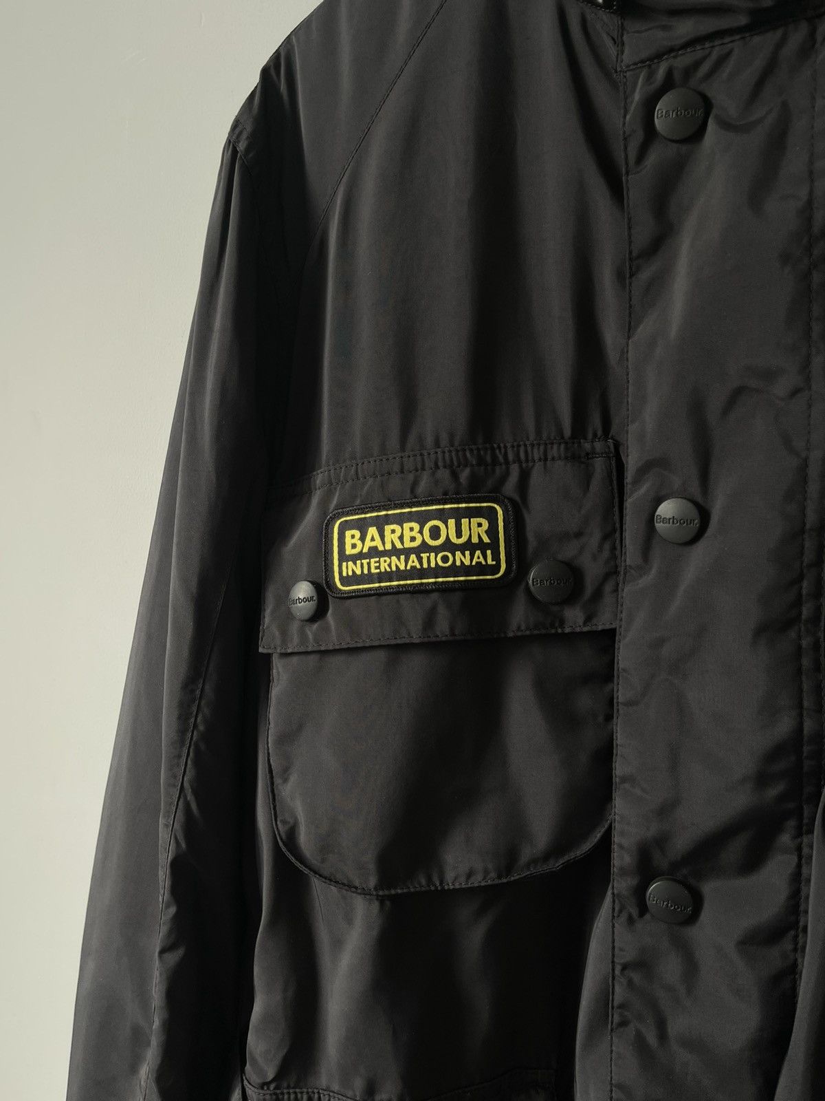 Barbour Barbour International A7 Waterproof Belted Biker Jacket Size US M / EU 48-50 / 2 - 9 Thumbnail