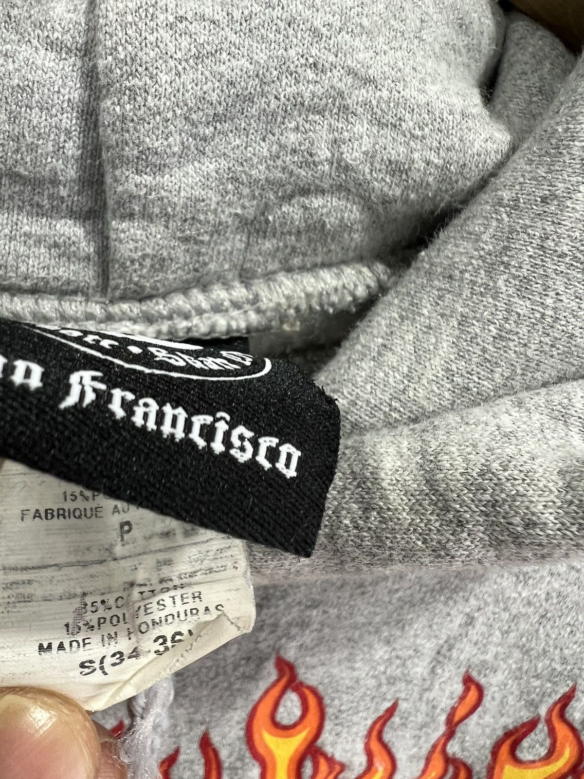 Thrasher Vintage Y2K Thrasher Hoodie Sweater flames fire skate Size US S / EU 44-46 / 1 - 3 Thumbnail
