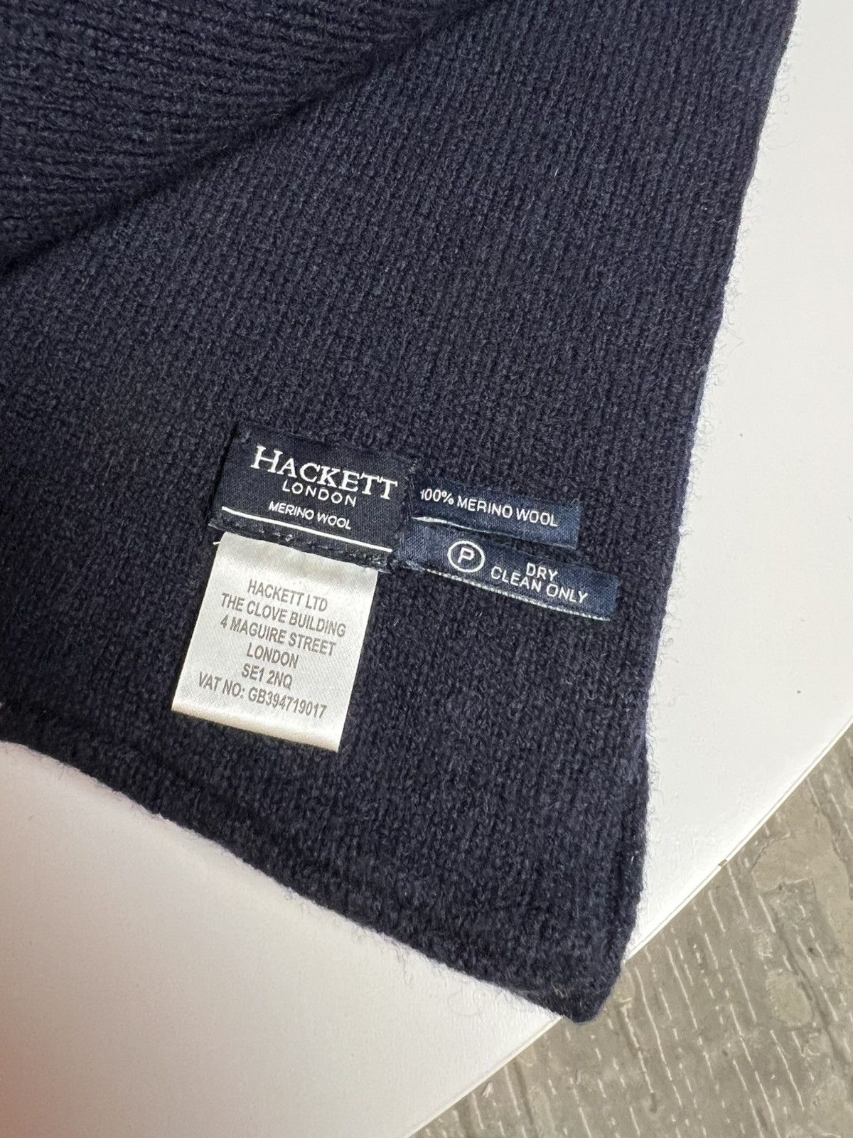 Hackett Hackett London classic British flag scarf United Kingdom Size ONE SIZE - 3 Thumbnail