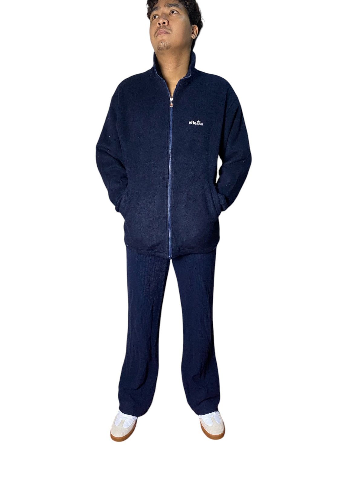 Ellesse 1 Set Ellesse Fleece Zipper Jacket + Pant Size US L / EU 52-54 / 3 - 1 Thumbnail