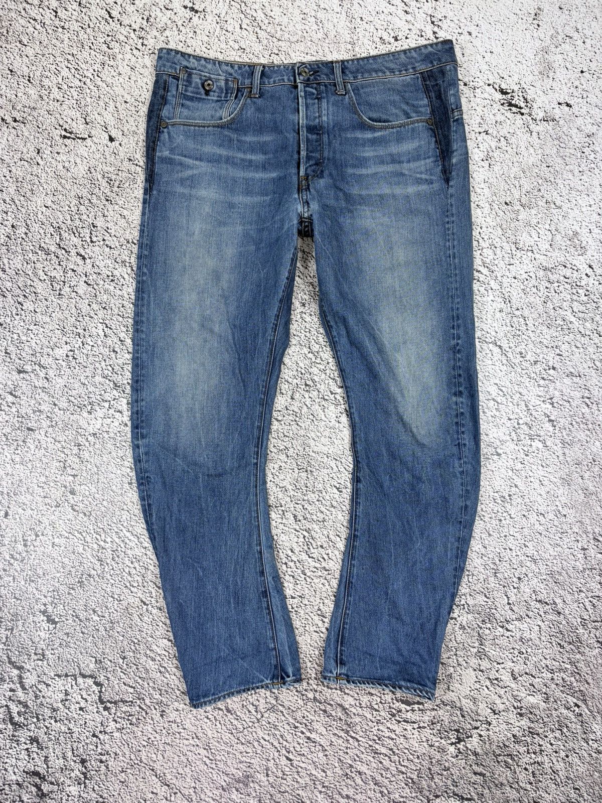 G-Star G-Star RAW Type C 3D Loose Tapered Denim Jeans Blue W34 L32 Size US 34 / EU 50 - 2 Thumbnail