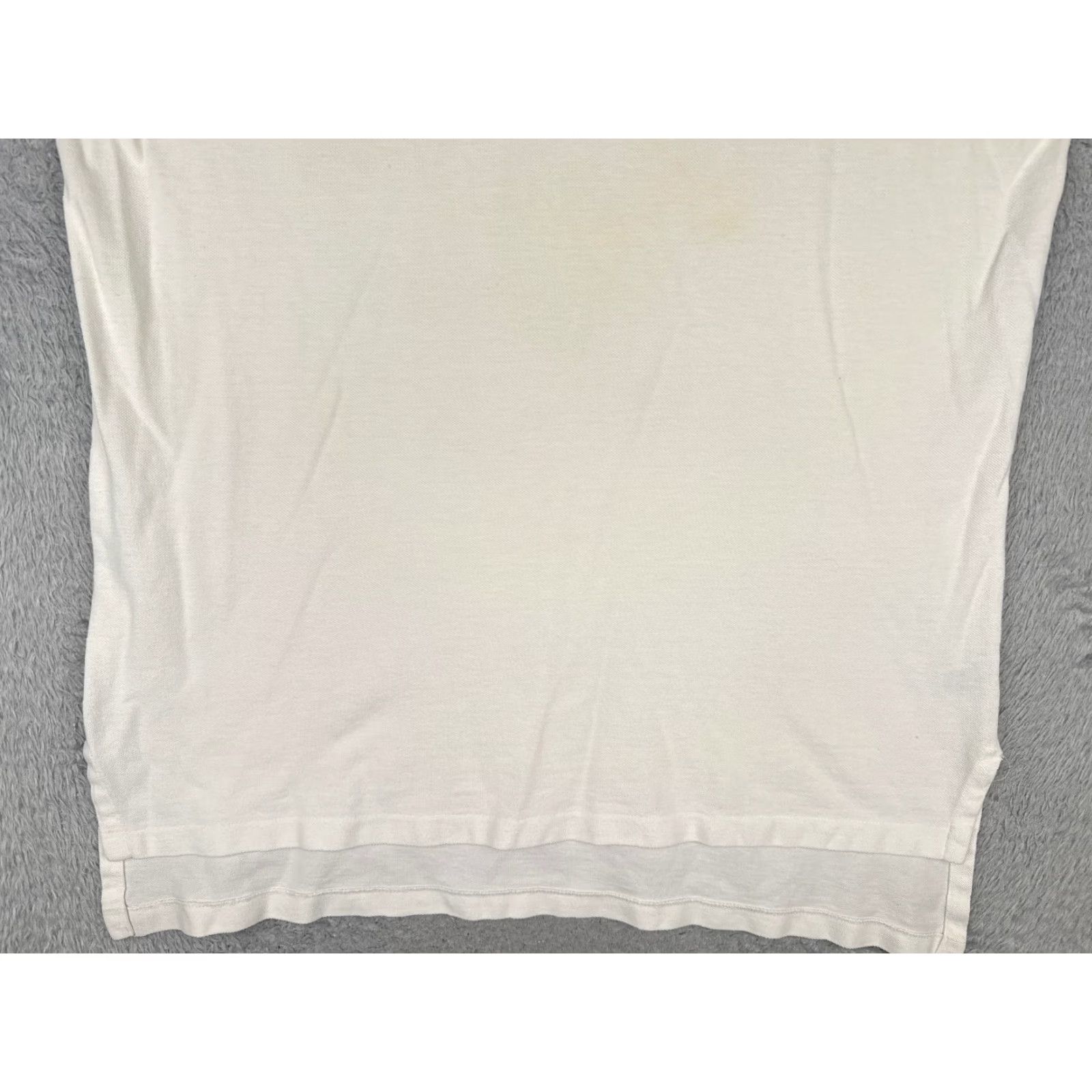 Ralph Lauren VINTAGE Ralph Lauren Polo Shirt Men L White 100% Cotton Pony Made USA Mens Polo Shirts 100% Cotton White Polo Shirt Size US L / EU 52-54 / 3 - 5 Thumbnail