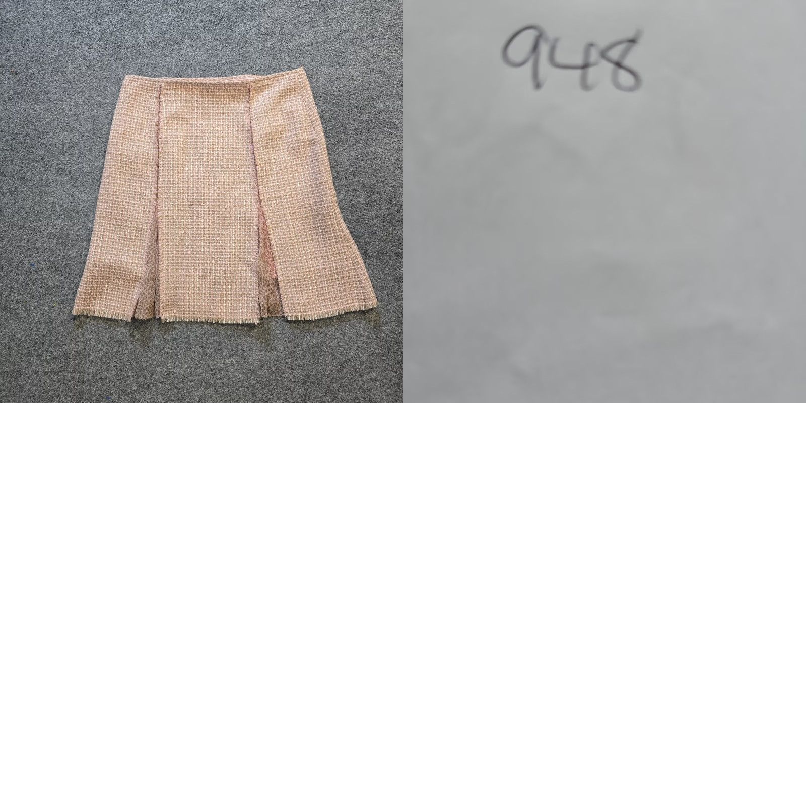 Elie Tahari Elie Tahari Skirt Womens Size 6 Pink Brown Tweed Plaid Wool Silk Career Capsule Size 28" / US 6 / IT 42 - 8 Thumbnail