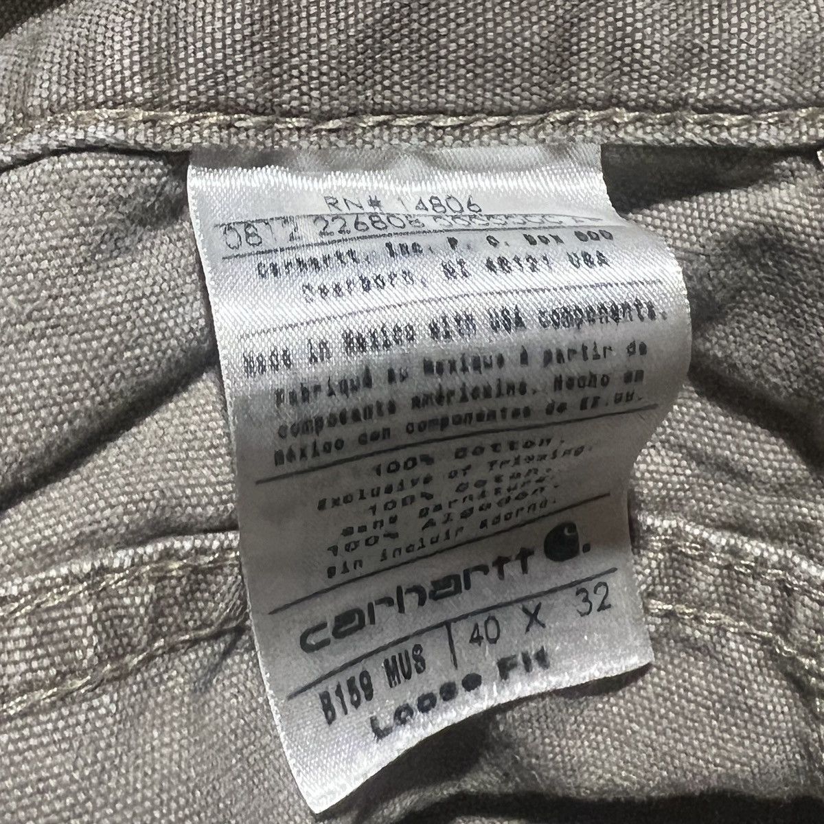 Carhartt carhartt b159 carpenter pants light brown Size US 40 / EU 56 - 9 Thumbnail