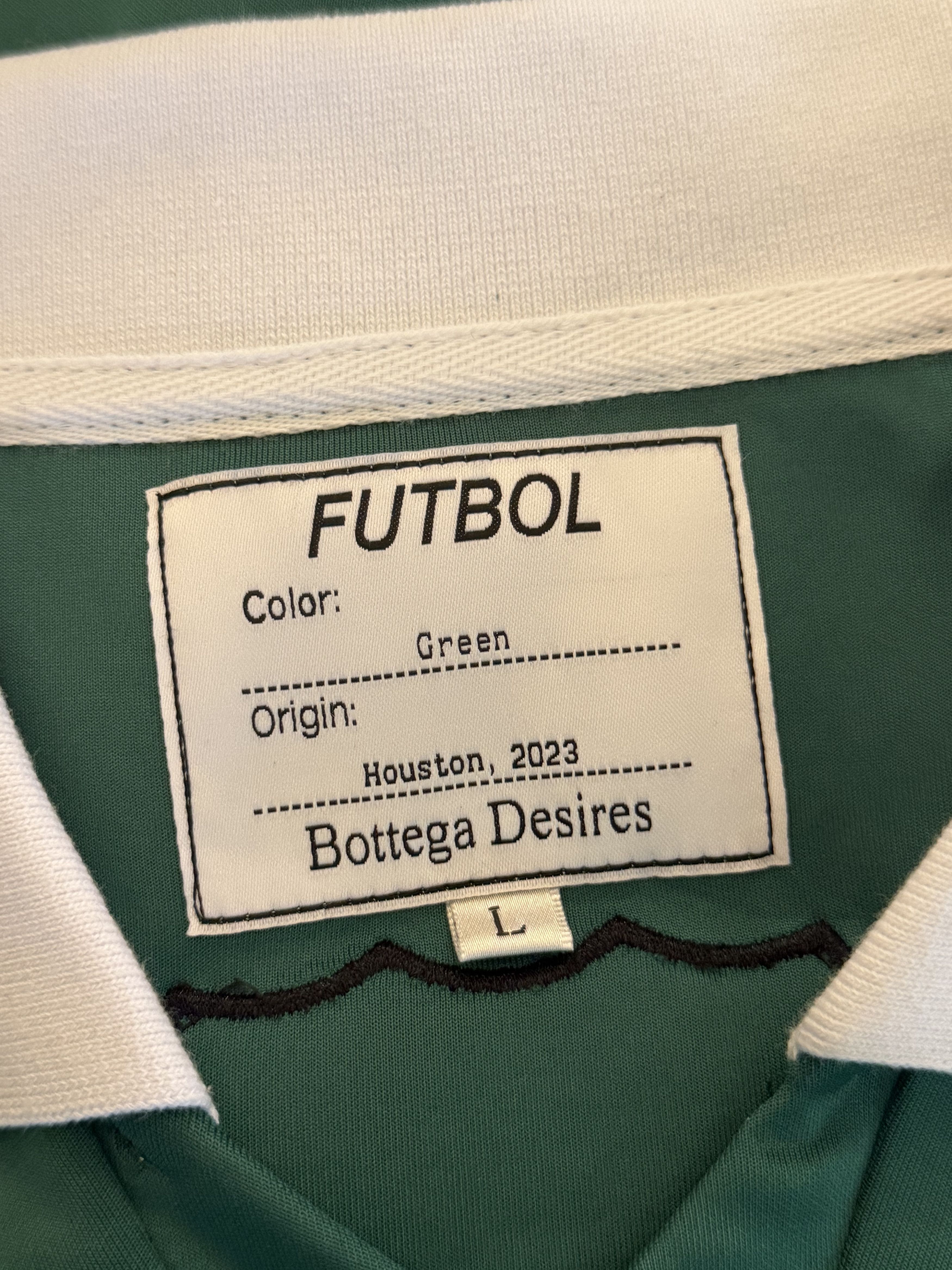 Bottega Desires Bottega Desires Futbol Jersey Size US L / EU 52-54 / 3 - 3 Thumbnail
