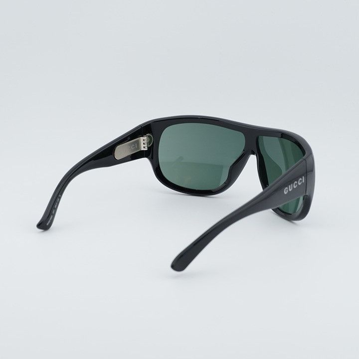 Gucci Gucci GG2168S 007 Sunglasses Shiny Black Shield Frame Size ONE SIZE - 3 Thumbnail