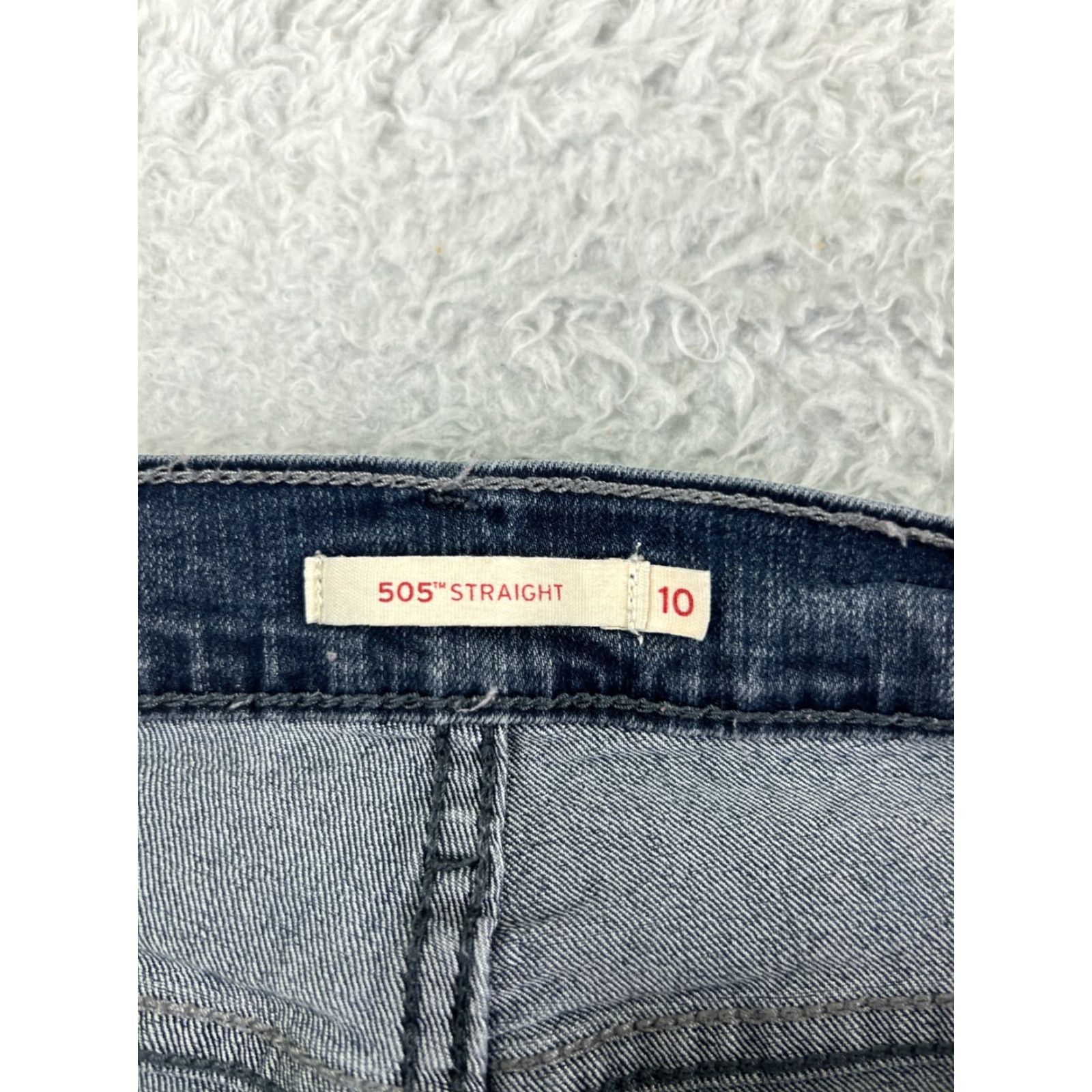 Levi's Levi's 505 Straight Fit Jeans Women’s Medium Wash Denim Cotton Casual Pant Size 10 Size 32" / US 10 / IT 46 - 6 Thumbnail