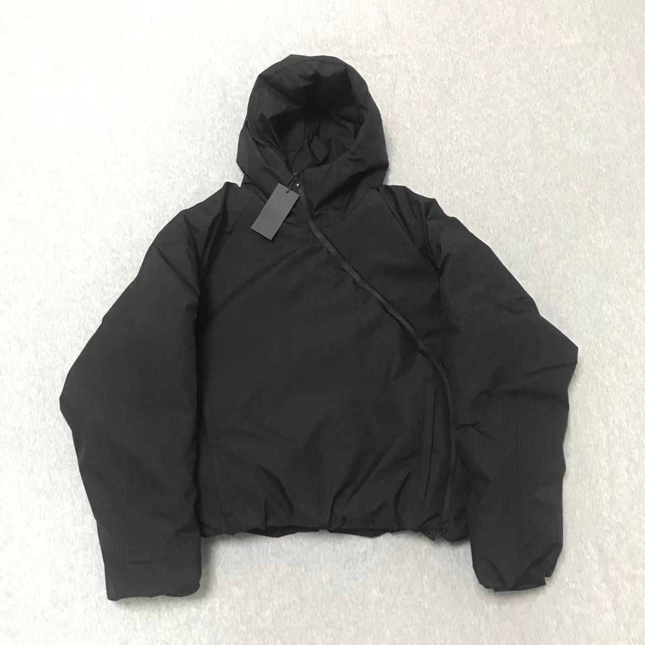 Japanese Brand × Other Gorpcore Irregular Zipper Padded Jacket With Hat Size US XL / EU 56 / 4 - 5 Thumbnail