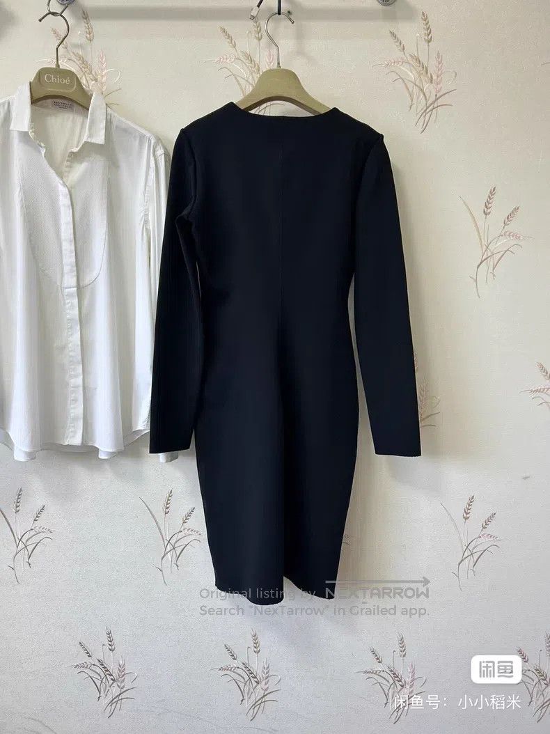 The Row The Row Black Dress Size S / US 4 / IT 40 - 3 Thumbnail