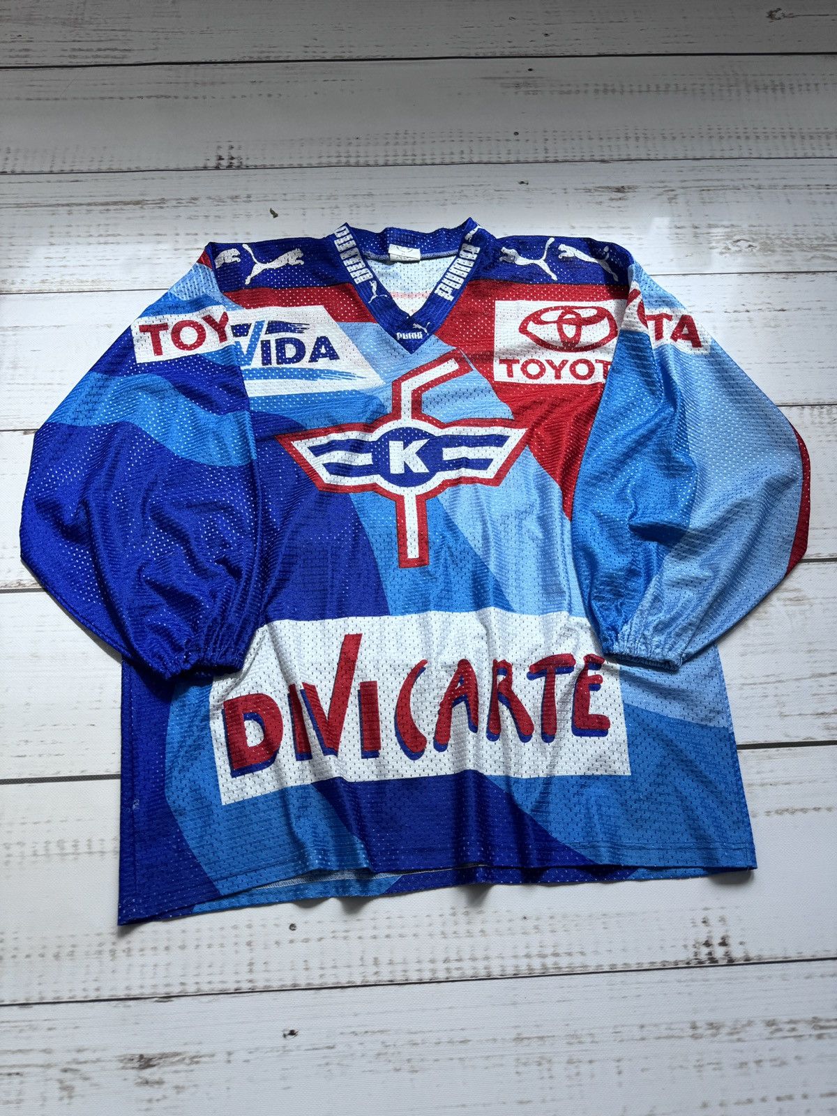 Puma Kloten Flyers Puma Hockey Jersey Reto Pavoni Autograph Size US XL / EU 56 / 4 - 2 Thumbnail