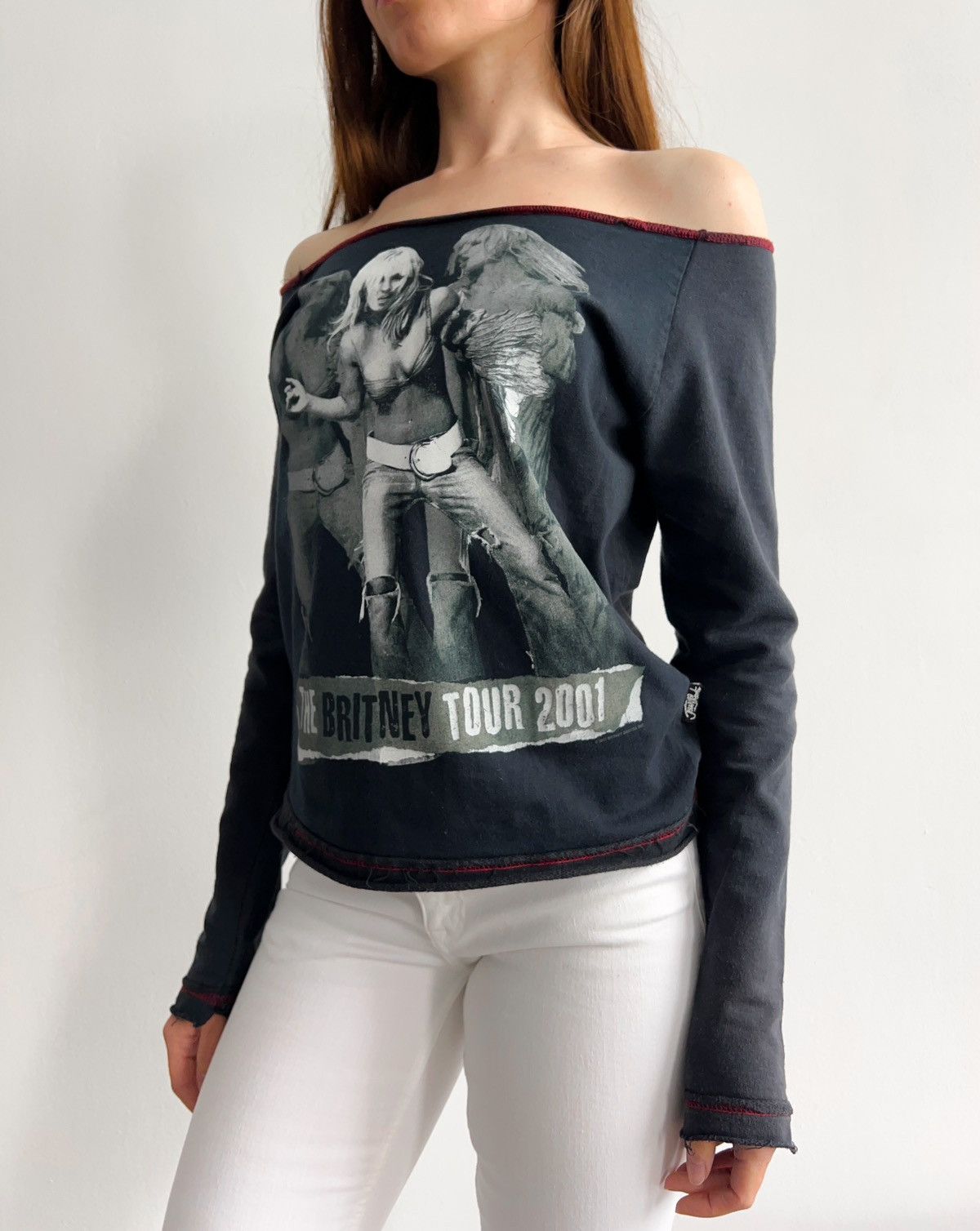 Vintage Britney Spears Rare Y2K Jonny Rock 2001 Tour one sz promo Size S / US 4 / IT 40 - 4 Thumbnail