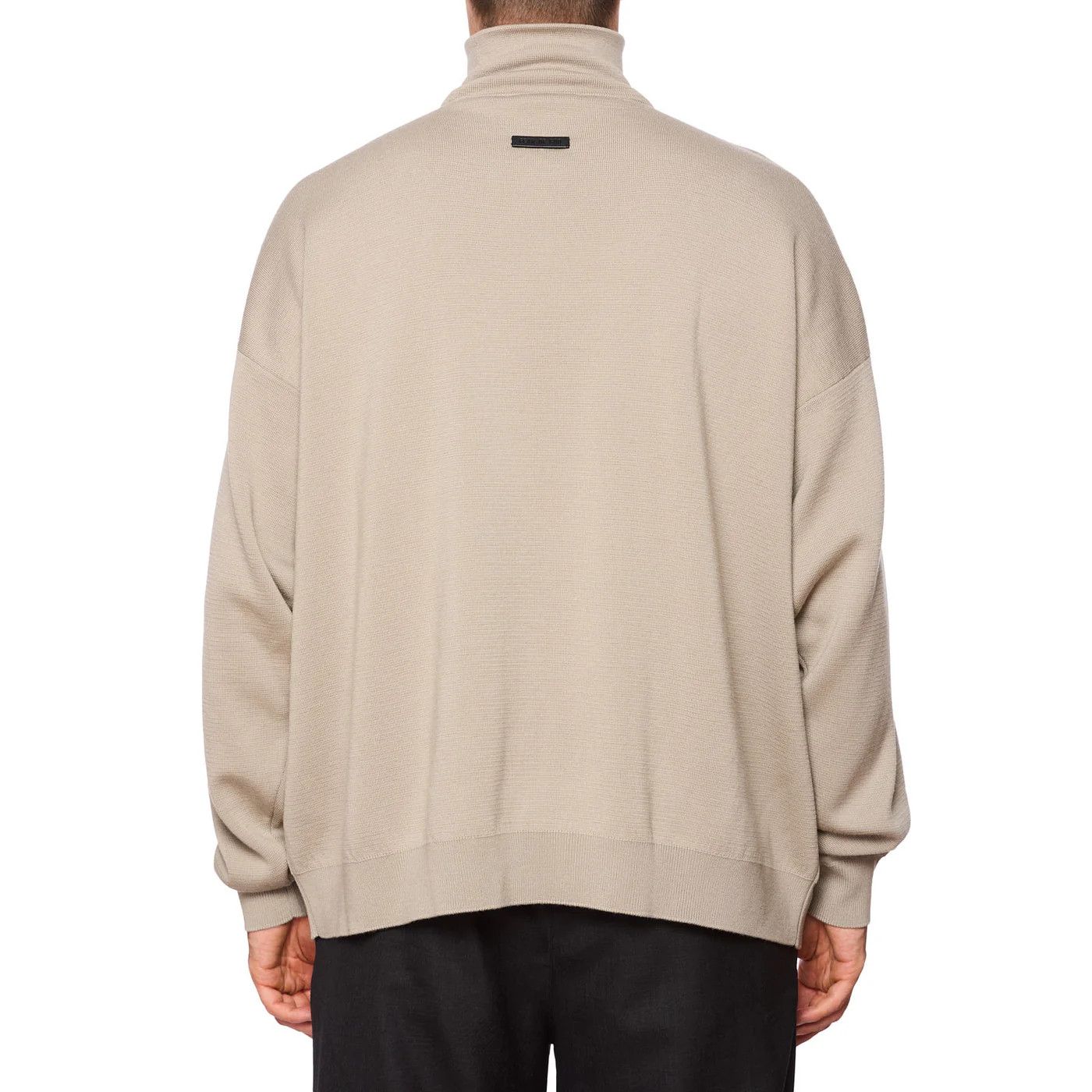 Fear of God FEAR OF GOD Beige Light Weight Wool Knit Turtleneck Sweater Size US L / EU 52-54 / 3 - 3 Thumbnail