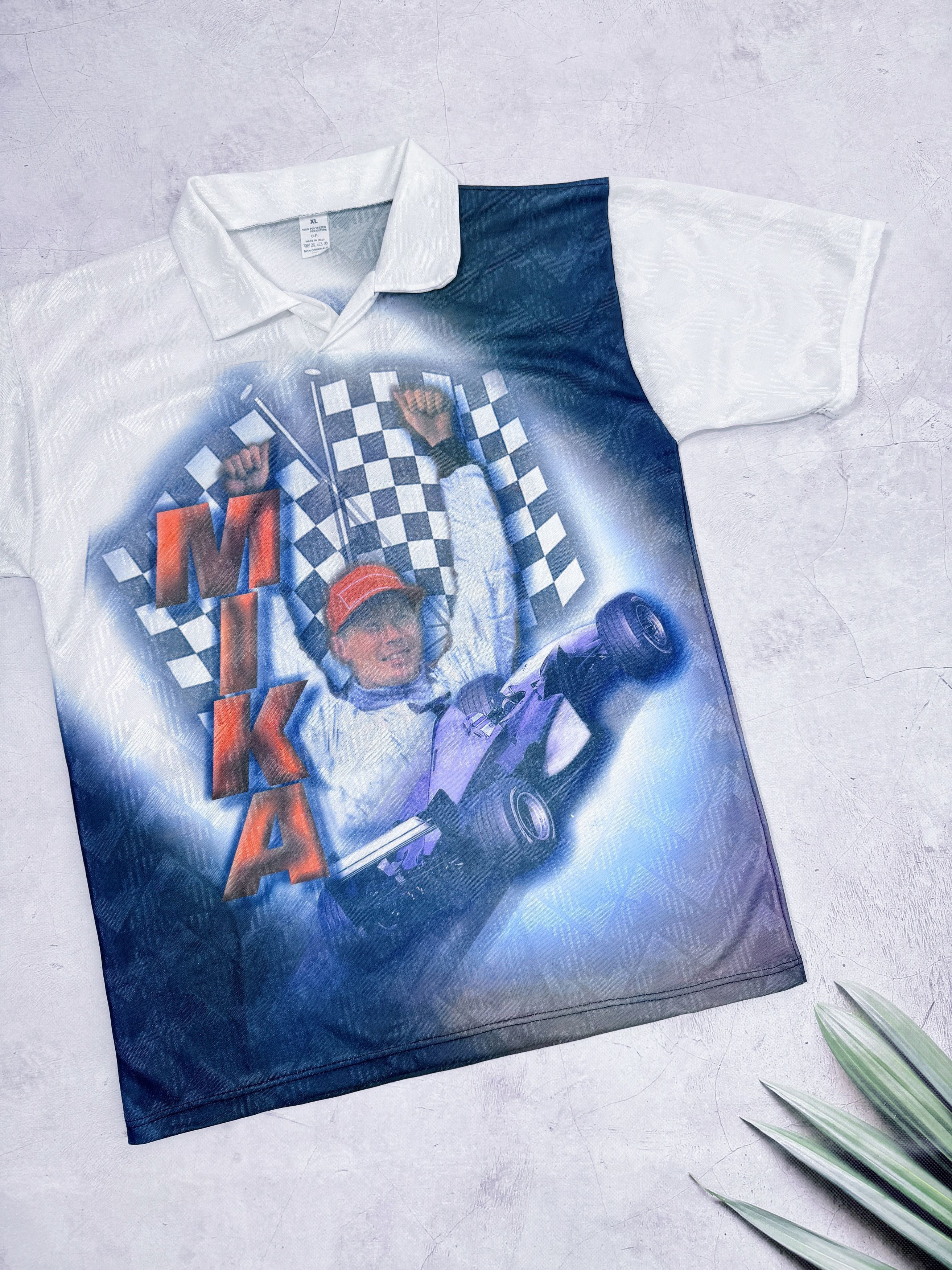 Formula 1 × Vintage Vintage Mika Kakkinen T-Shirt Formula1 Racing Size US M / EU 48-50 / 2 - 5 Thumbnail