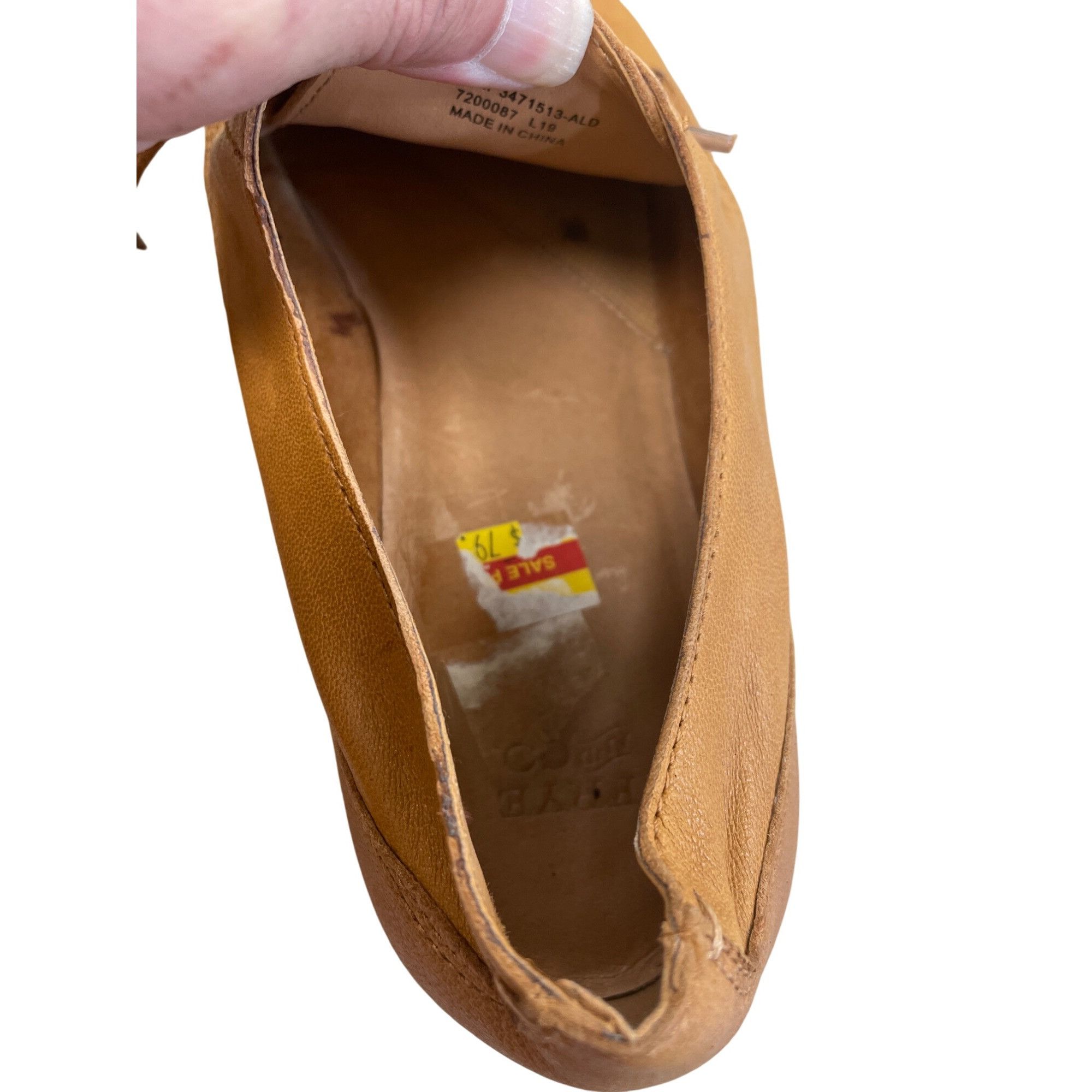 Frye Frye & Co Womens Brown Leather Lace-Up Oxford Flat Shoes Siz Size US 10 / IT 40 - 12 Thumbnail