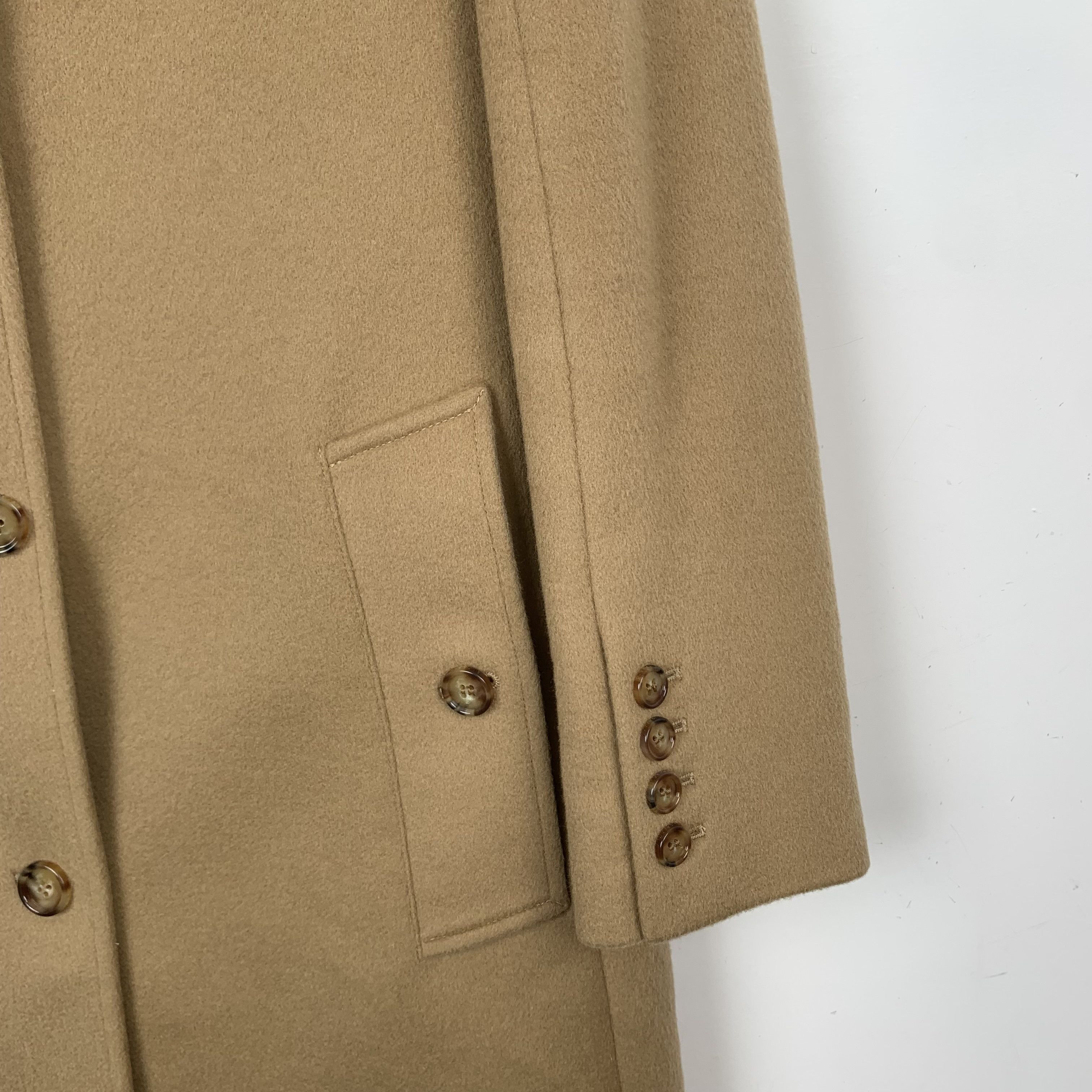 Burberry Burberry Brown Wool-Cashmere Blend Overcoat (Size XS) Size US XS / EU 42 / 0 - 6 Thumbnail
