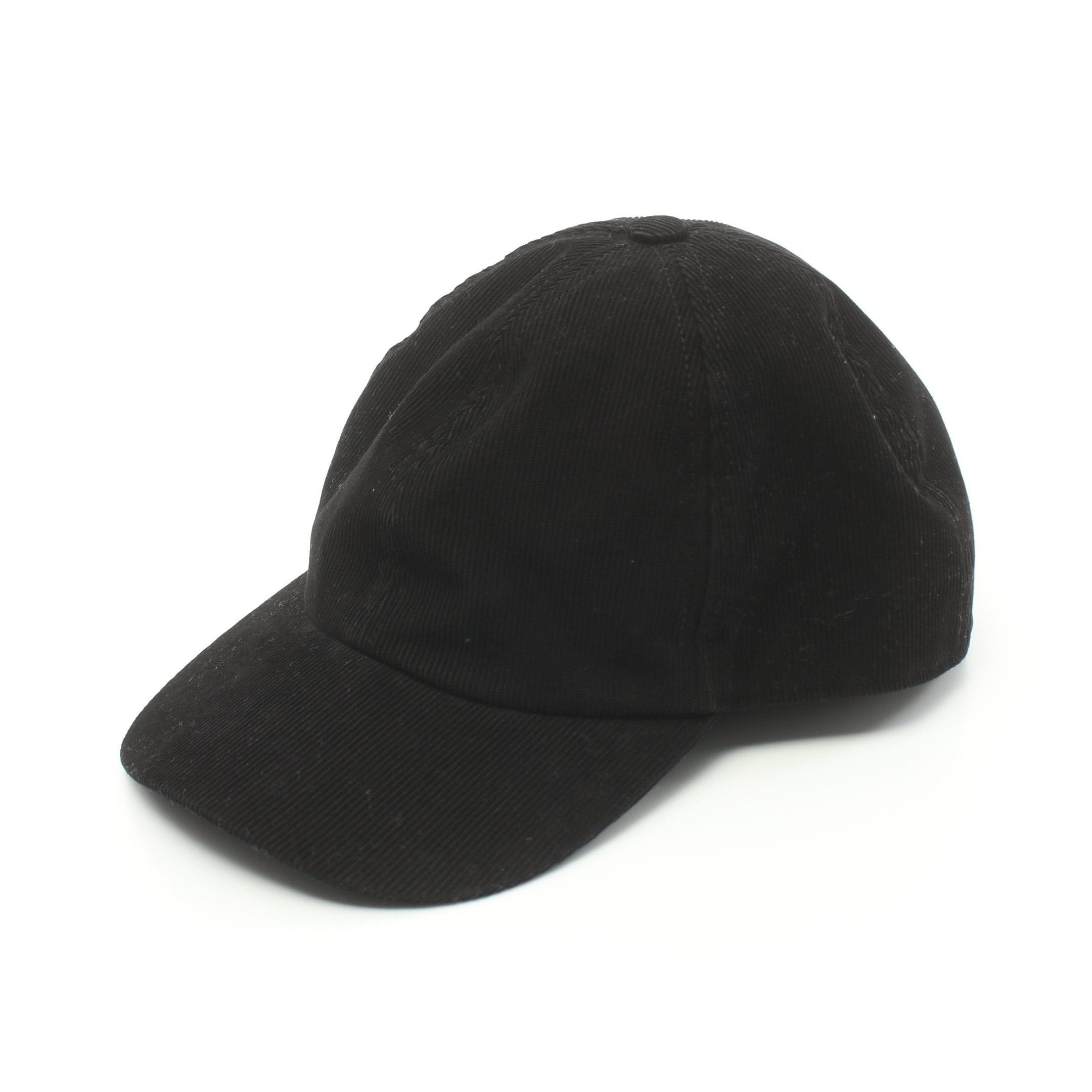 Rick Owens Rick Owens Baseball Cap Corduroy Black Size ONE SIZE - 1 Thumbnail