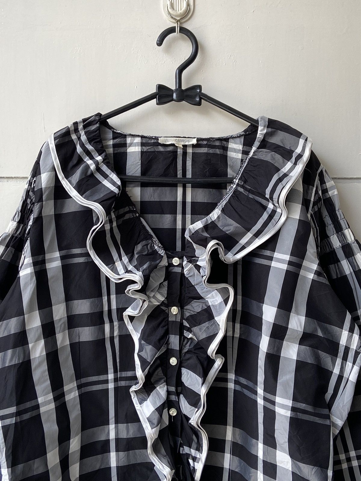 Designer × Japanese Brand NARA CAMICIE Plaid Shirt Size US L / EU 52-54 / 3 - 3 Thumbnail
