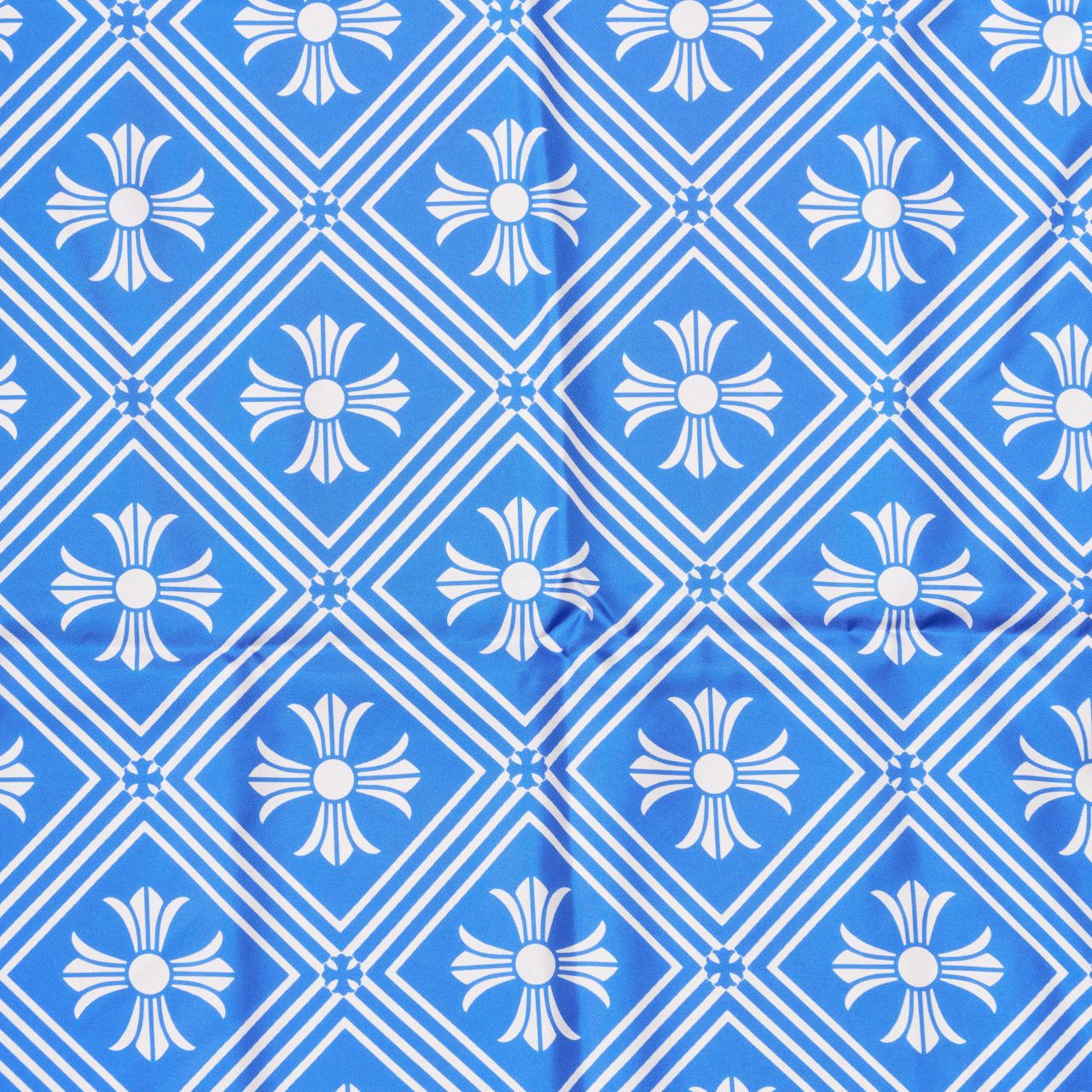 Chrome Hearts CHROME HEARTS Blue Plus Silk Scarf Size ONE SIZE - 8 Thumbnail