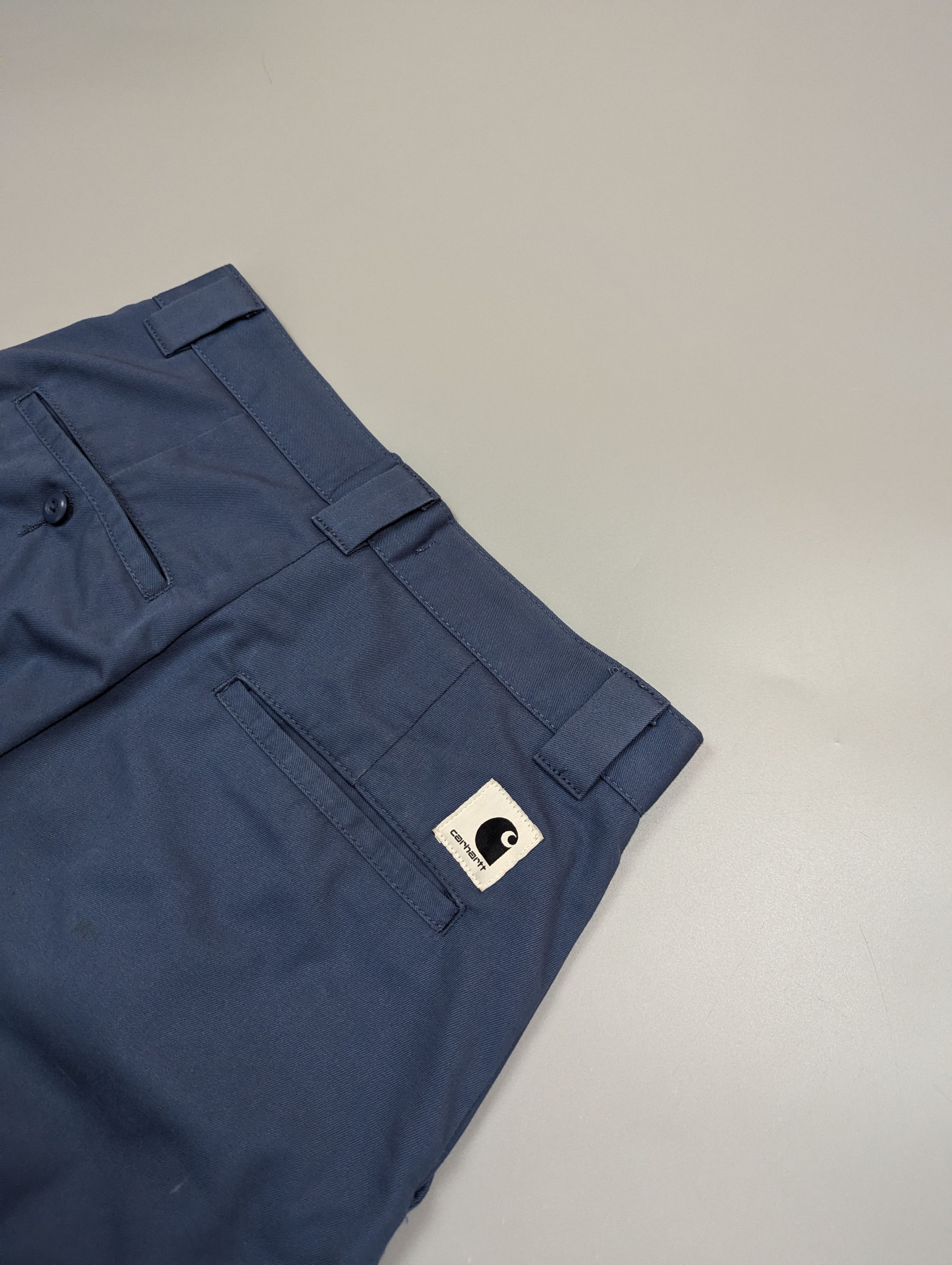 Carhartt Wip Carhartt WIP Master Pant Blue Work Pants Straight Fit Mens Size US 27 - 9 Thumbnail