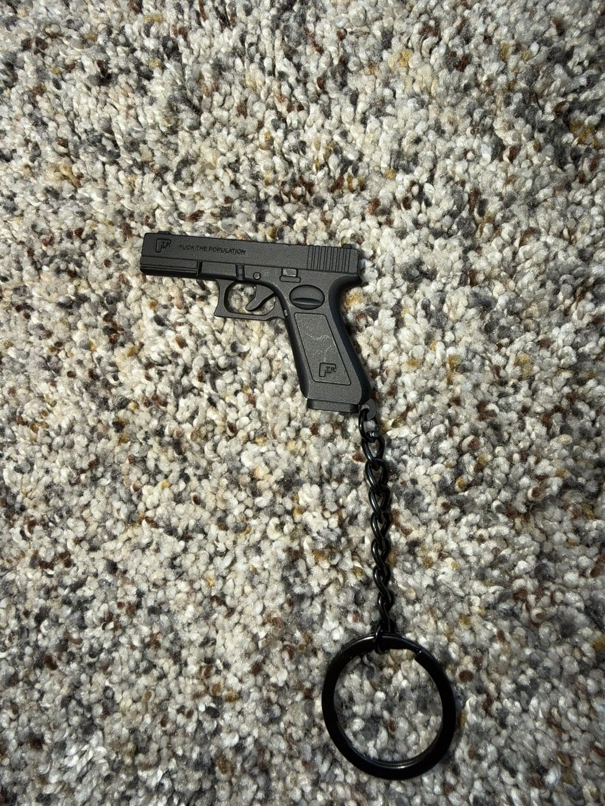 Fuck The Population FTP Pistol Keychain Size ONE SIZE - 6 Thumbnail