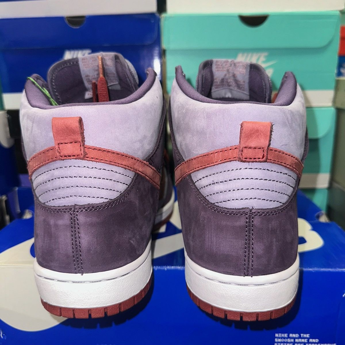 Nike Size 11 - Nike Dunk Premium SB High Plum - 313171-500 Size US 11 / EU 44 - 3 Thumbnail