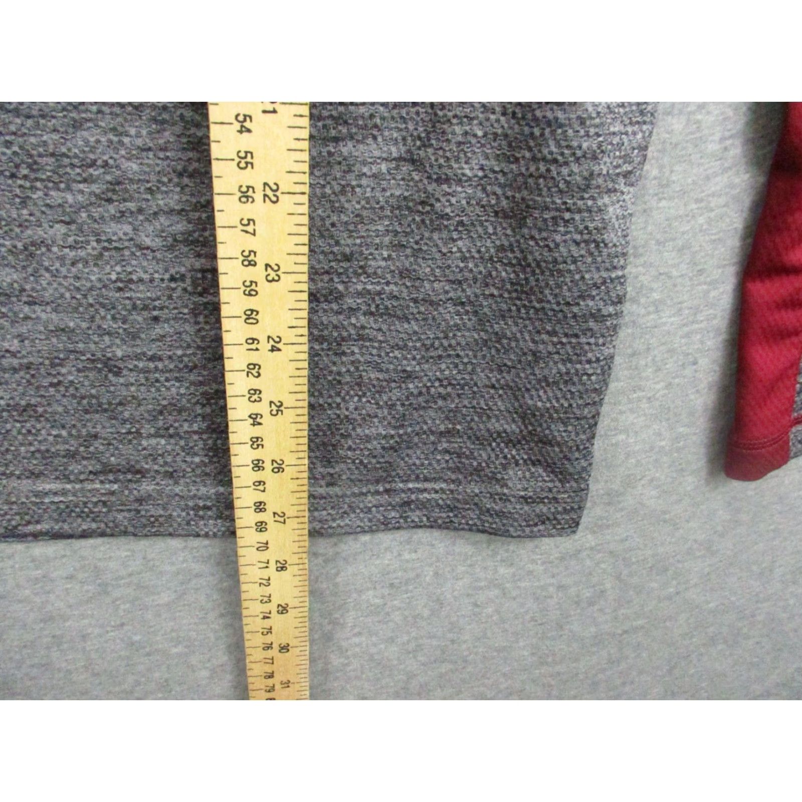 Vintage Antiqua 1/4 Zip Pullover Medium Gray Burgandy Men's Long Sleeve Stretch Shirt Regular Size M Gray Royal Theme Apparel Performance Golf VINTAGE No Size US M / EU 48-50 / 2 - 5 Thumbnail