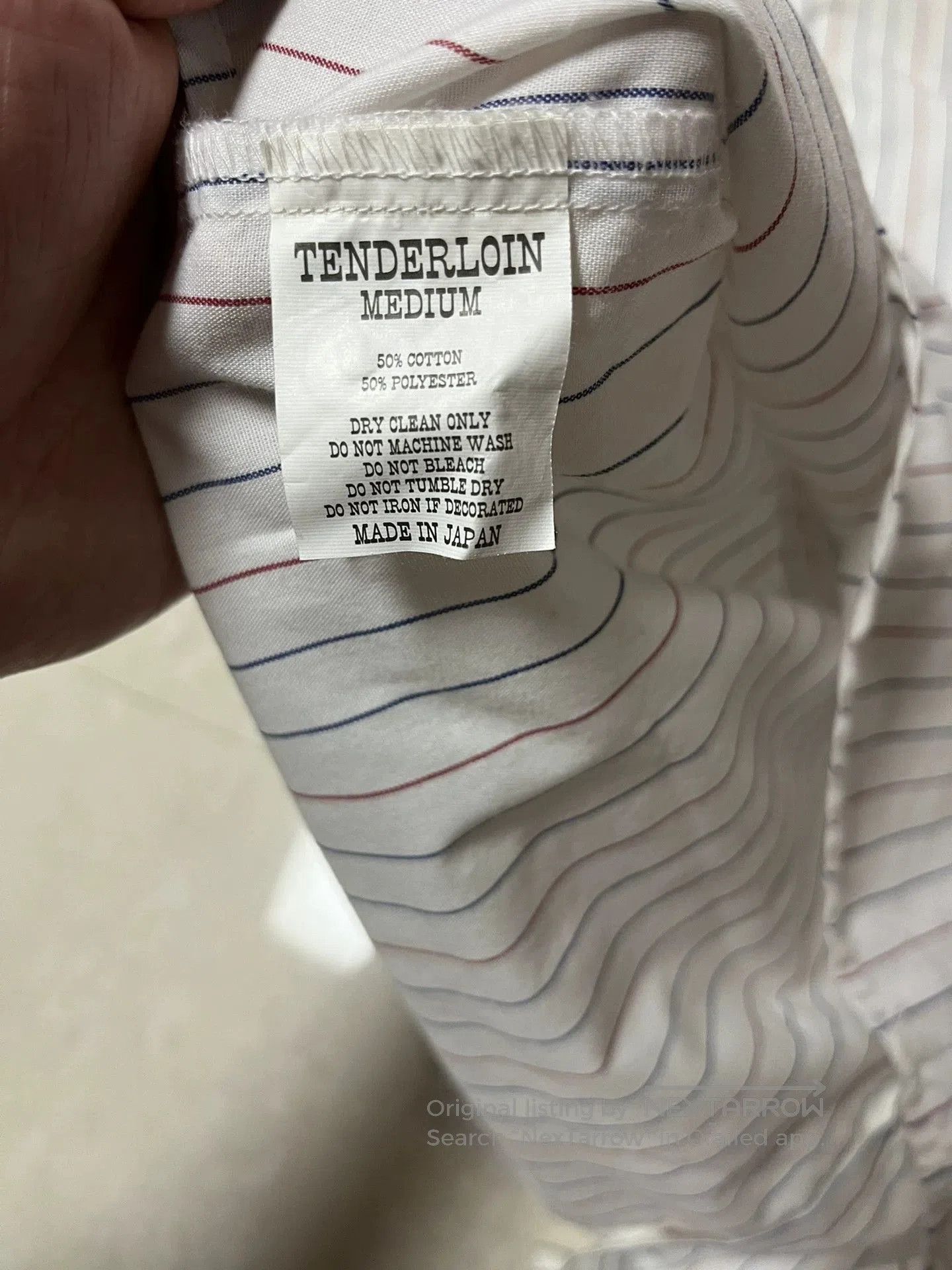 Tenderloin Classic Short Sleeve Striped Shirt. Size US M / EU 48-50 / 2 - 4 Thumbnail