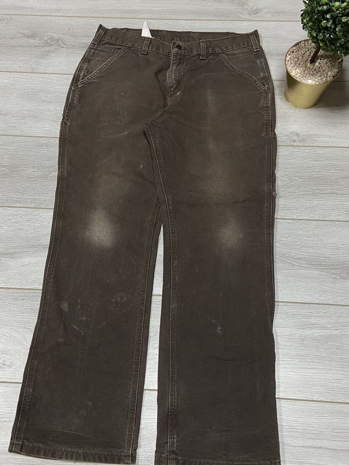 Carhartt Carhartt vintage work cargo pants distressed Size US 34 / EU 50 - 5 Thumbnail