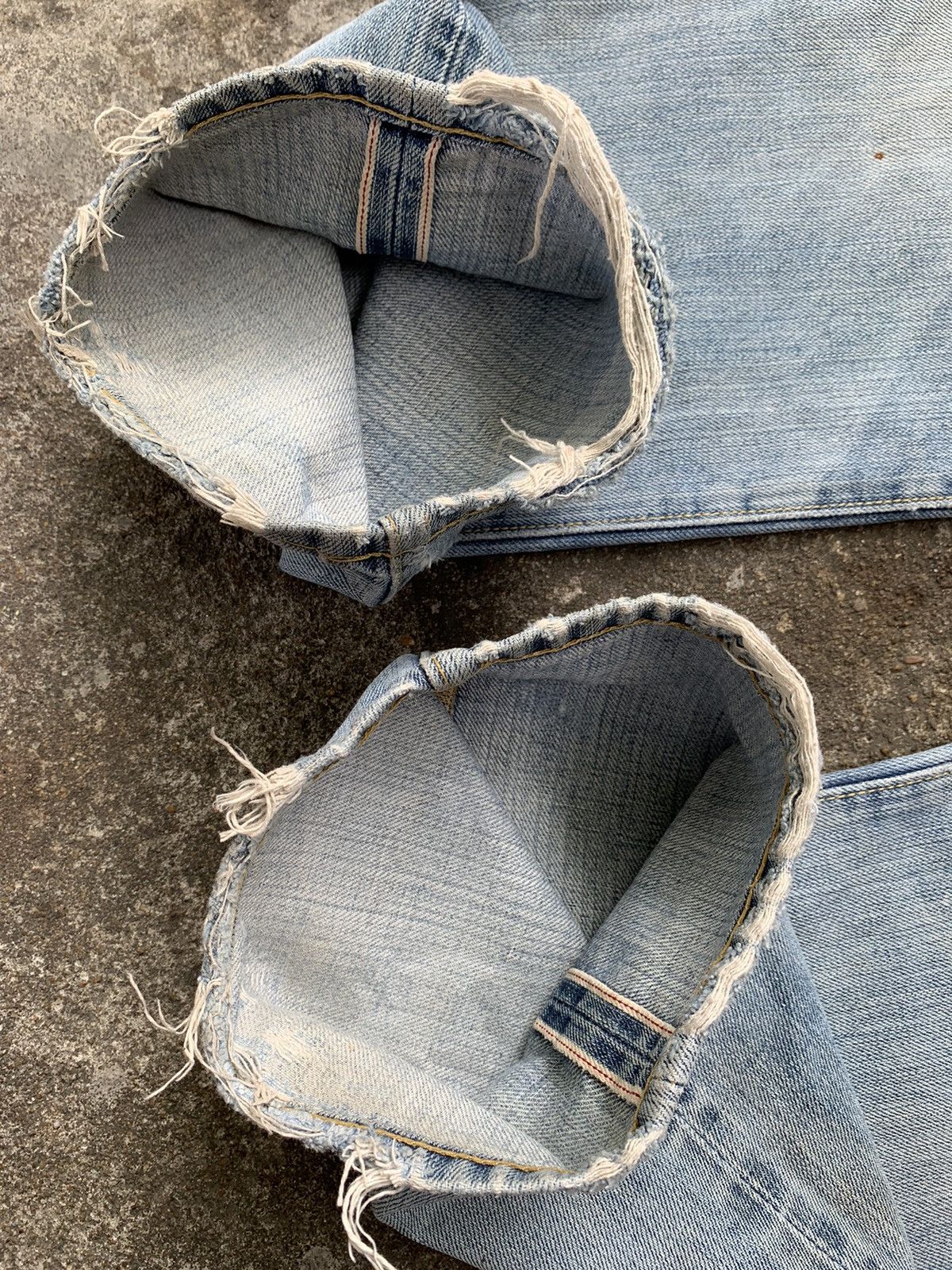 Levi's 🔥ACCOFFER🔥Vintage Levi’s 501 Big E Selvedge Distressed Denim Size US 34 / EU 50 - 10 Thumbnail