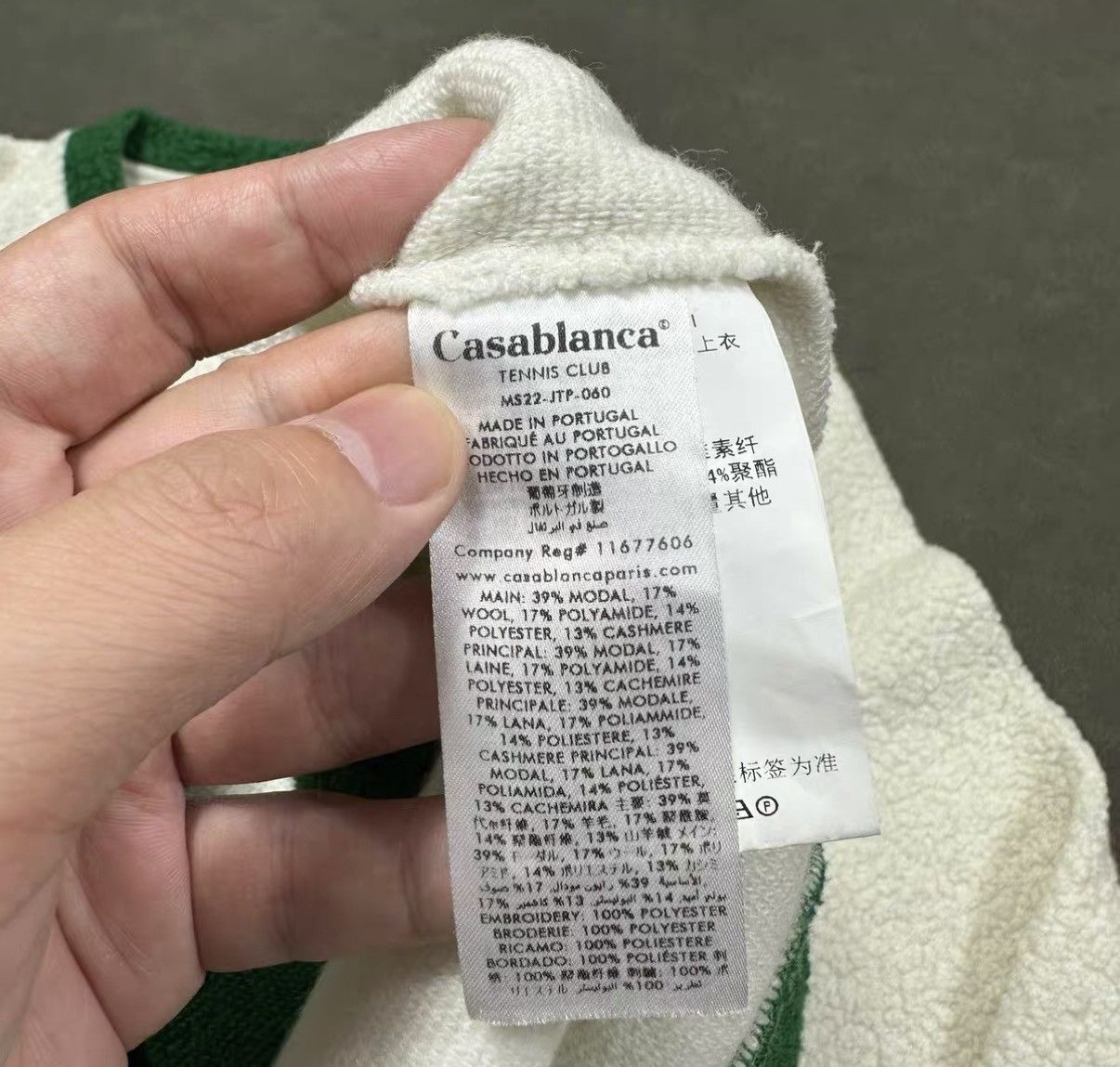 Casablanca Casablanca Cashmere & Wool Blend Pullover Sweater J16 Size US L / EU 52-54 / 3 - 6 Thumbnail