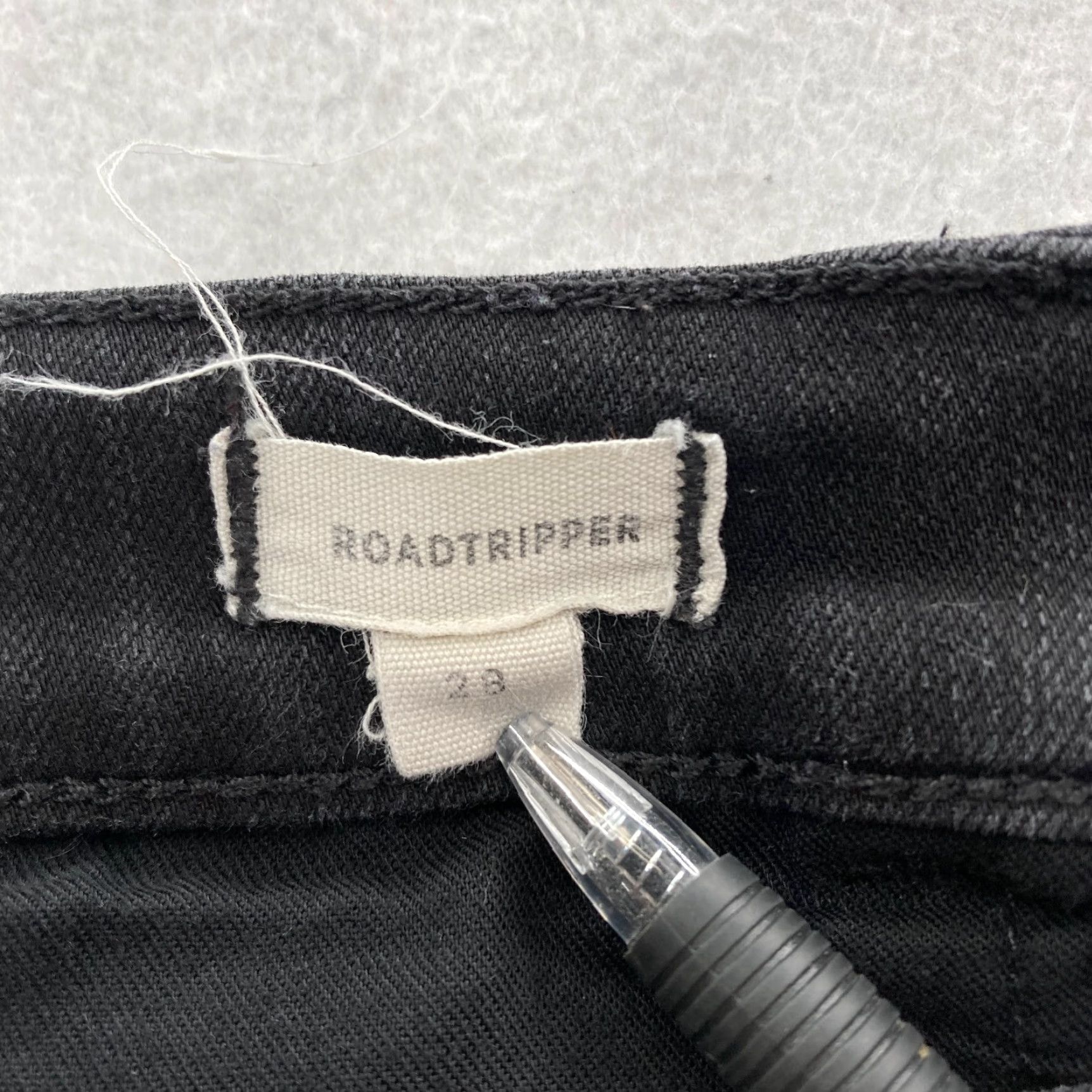 Madewell Madewell Roadtripper Jeans Women's Size 28 Black Stretch Denim Skinny Jeans Size 28" / US 6 / IT 42 - 5 Thumbnail