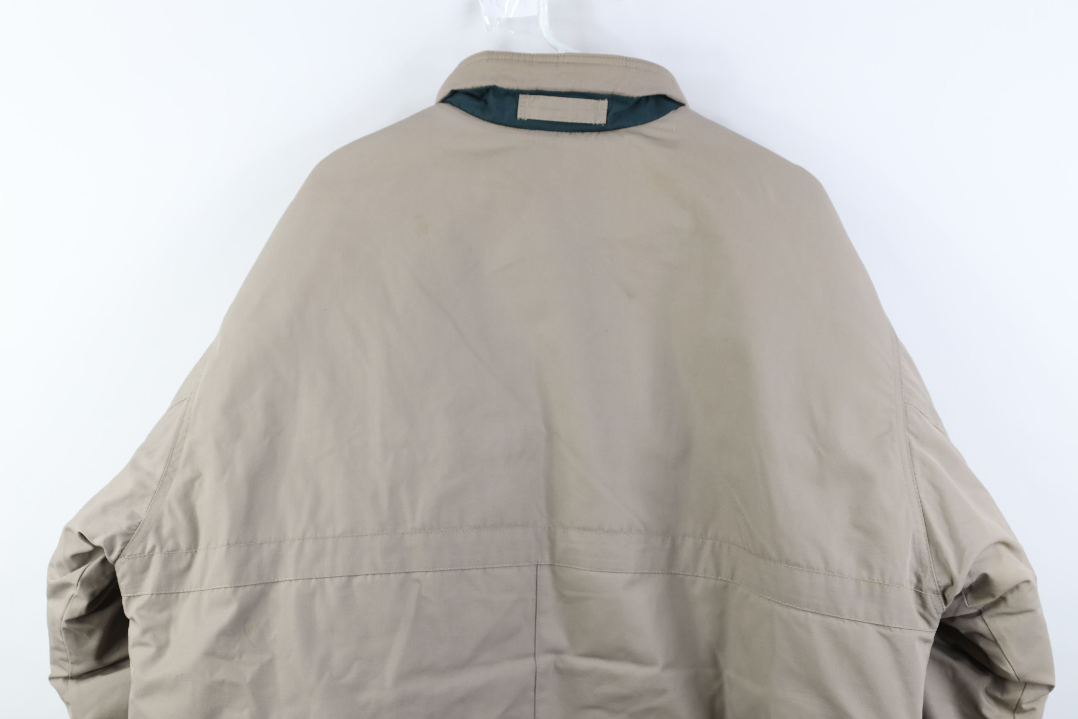 Vintage Vintage 90s Streetwear Quilted Puffer Bomber Jacket Beige Size US XXL / EU 58 / 5 - 15 Thumbnail