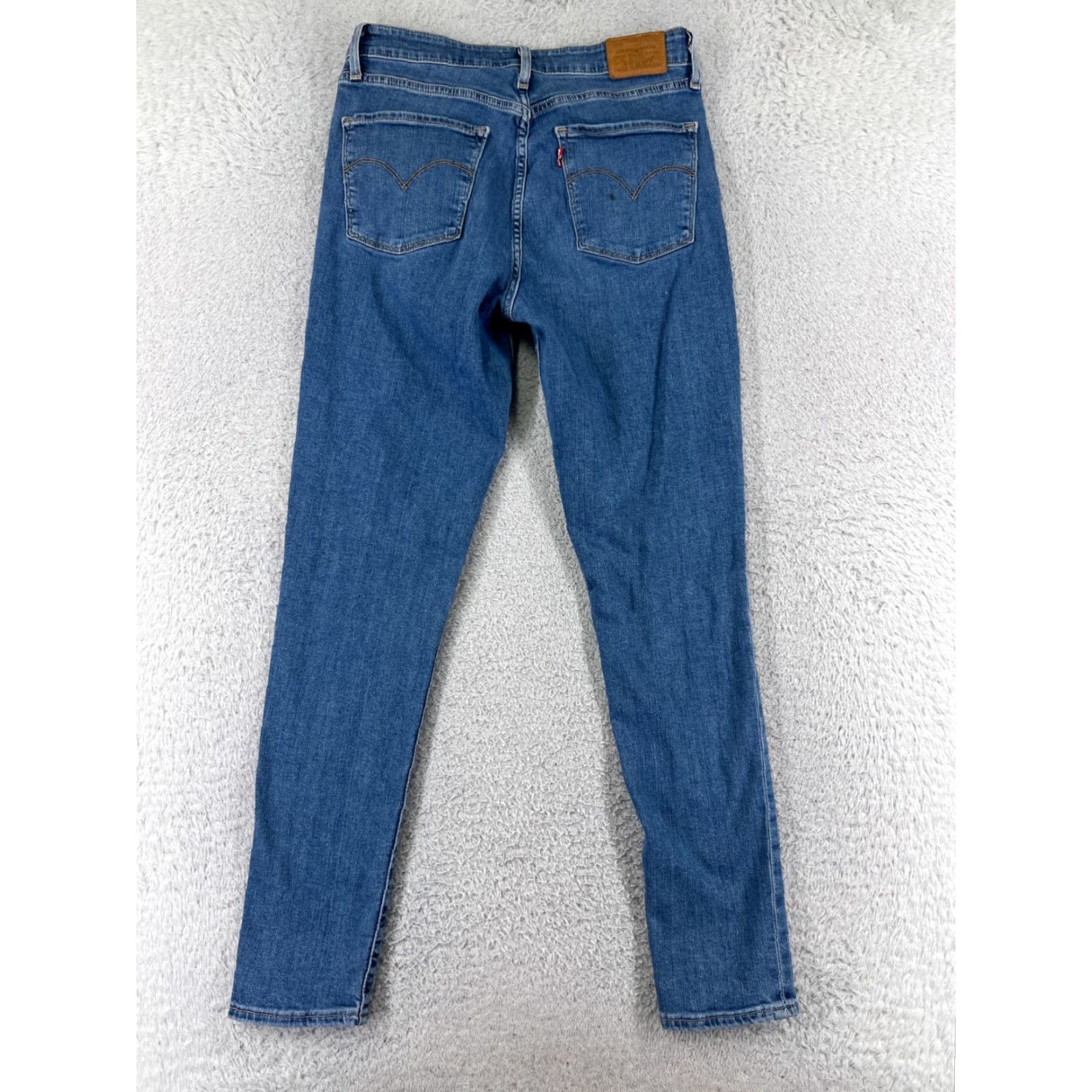 Levi's Levi's Jeans Women 31 Blue Denim Skinny High Rise 700 Series 5-Pocket Regular Stretch Cotton Size 24" / US 00 / IT 34 - 2 Thumbnail