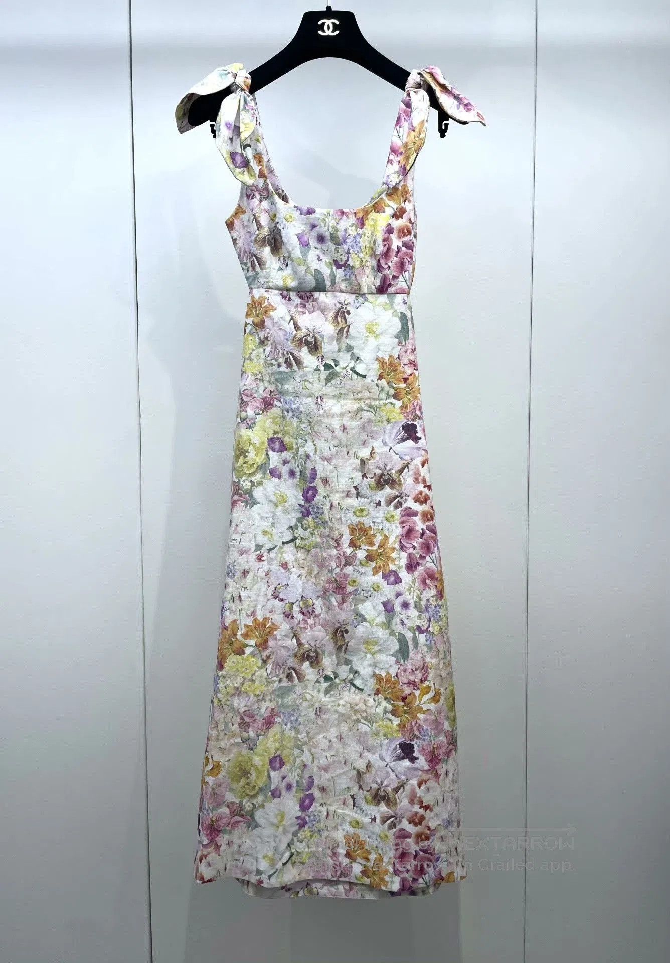 Zimmermann Zimmermann 2024 Floral Bow Open Back Dress. Size M / US 6-8 / IT 42-44 - 1 Thumbnail