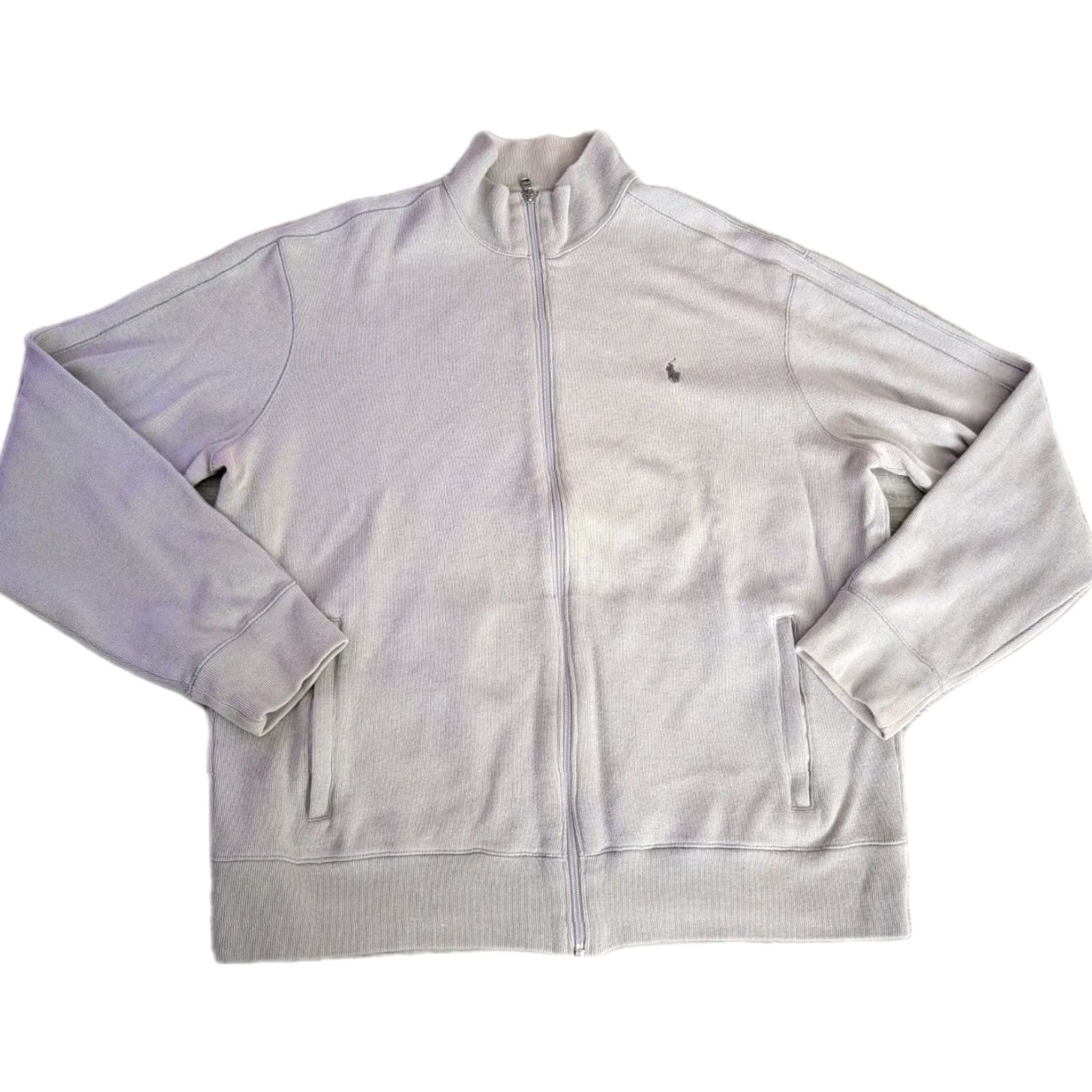 Polo Ralph Lauren Polo Ralph Lauren Performance Sweater Mens L Beige Long Sleeve Full Zip Size US L / EU 52-54 / 3 - 2 Thumbnail