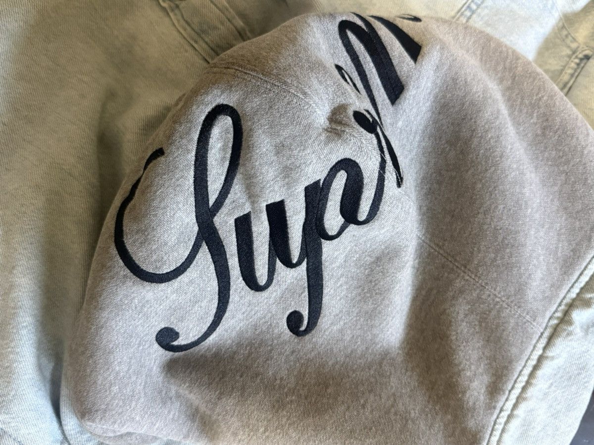 Supreme Supreme Fleece Hooded Denim Shirt Size US S / EU 44-46 / 1 - 5 Thumbnail