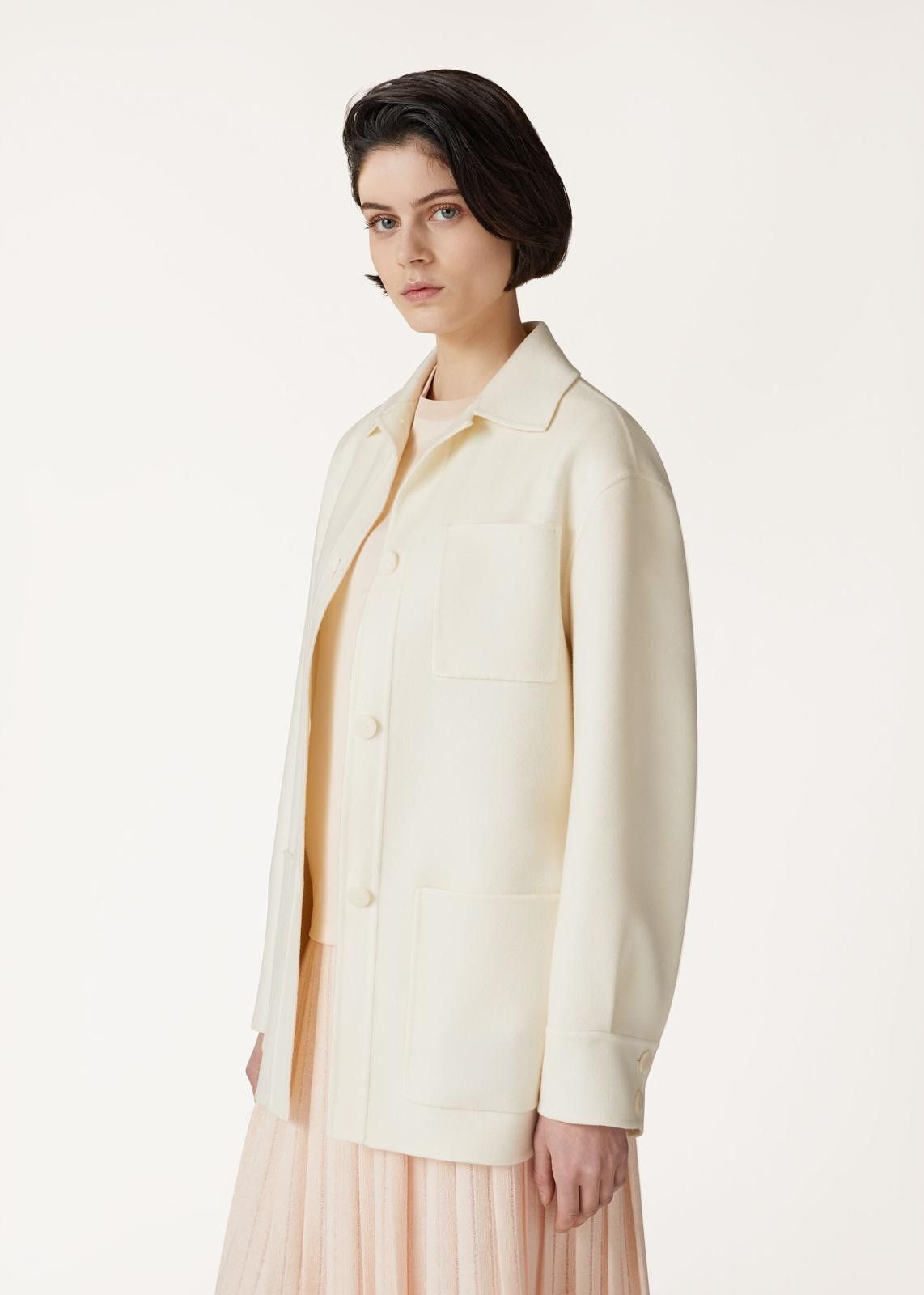 Loro Piana o1srvl11e0425 FAM1937 Larson Jacket in White Size XS / US 0-2 / IT 36-38 - 3 Thumbnail