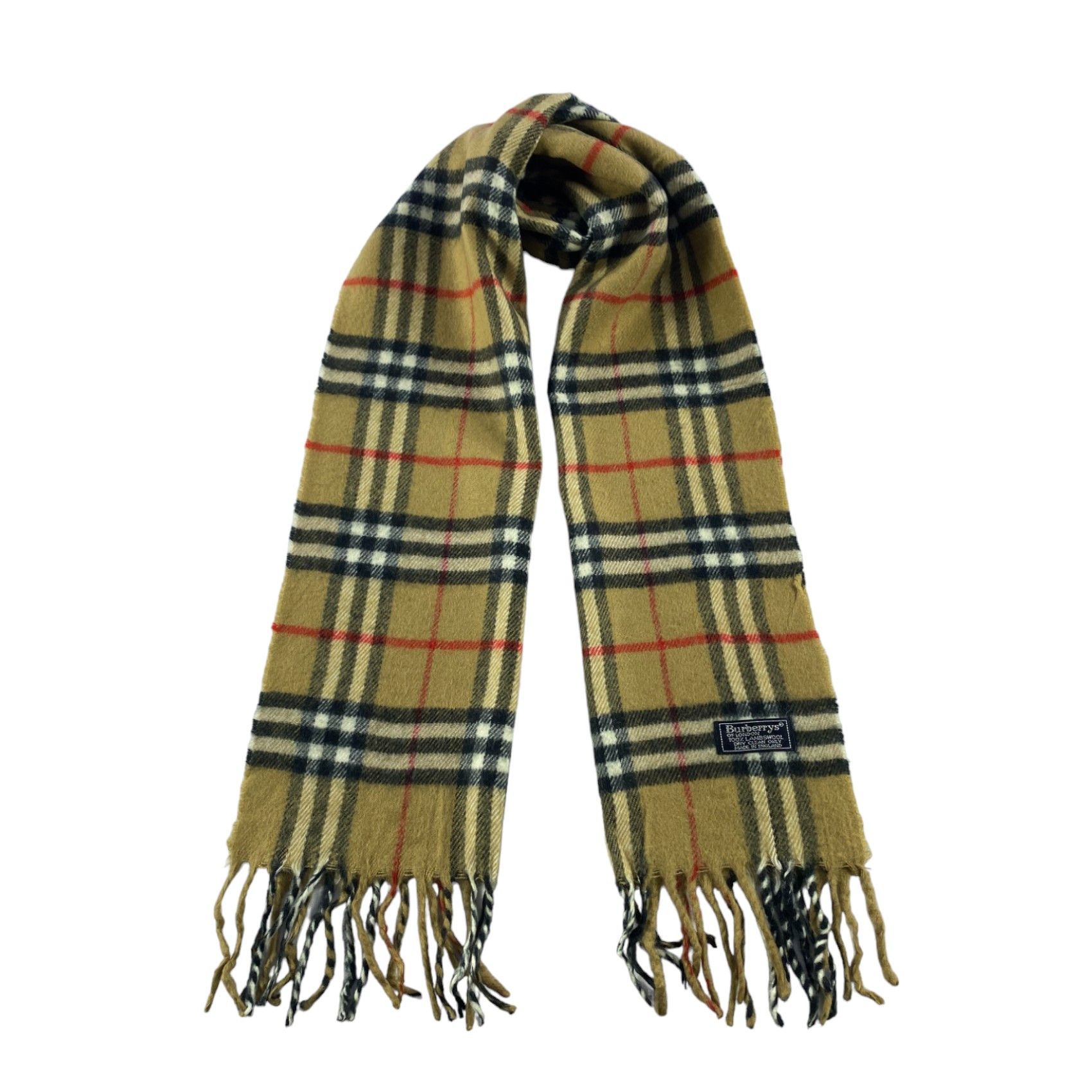 Burberry × Vintage Burberry Scarf / Muffler / Neckwear - WW1040 Size ONE SIZE - 1 Thumbnail