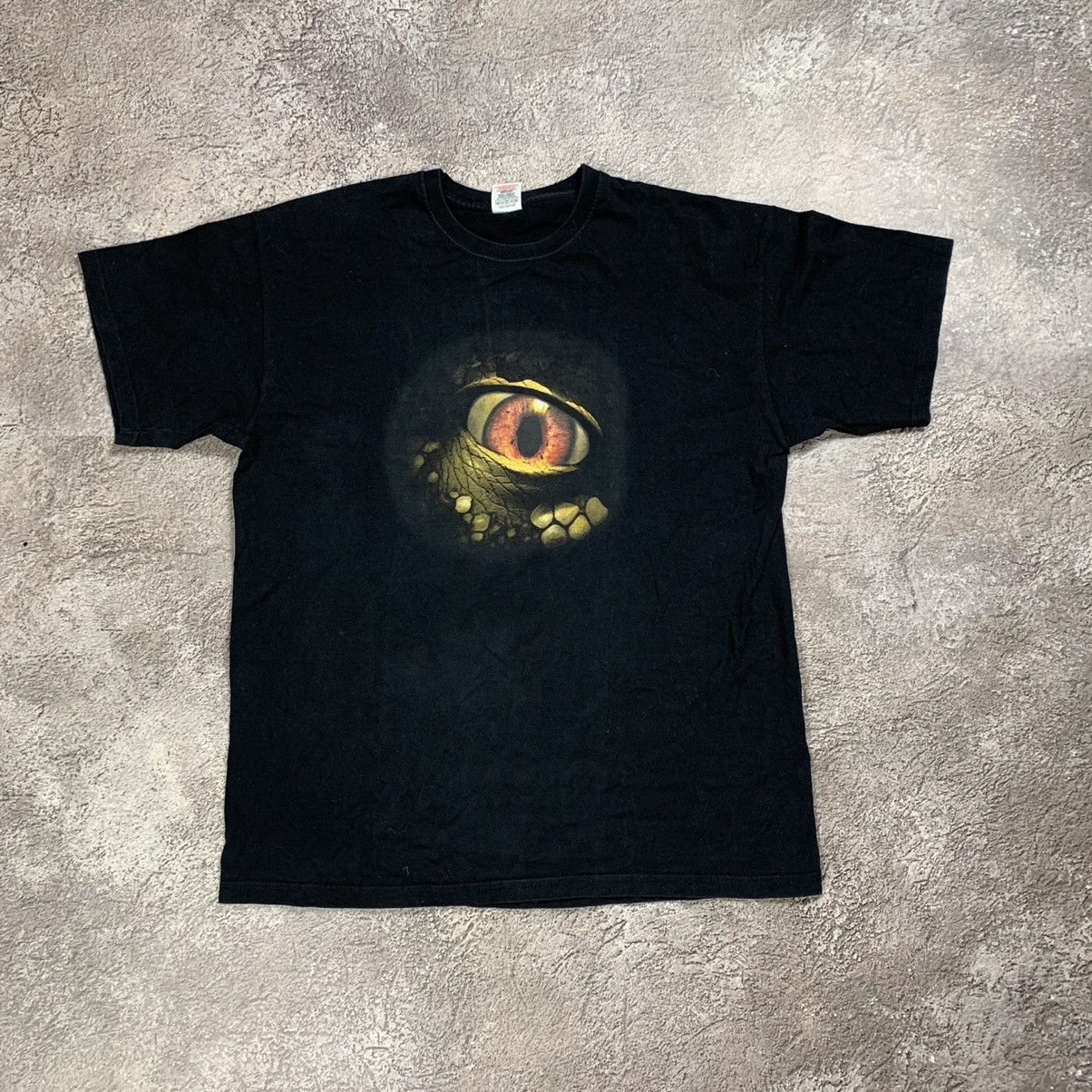 Vintage Vintage Y2K Sun Faded Graphic Tee Horror Eye Streetwear L Size US L / EU 52-54 / 3 - 1 Thumbnail