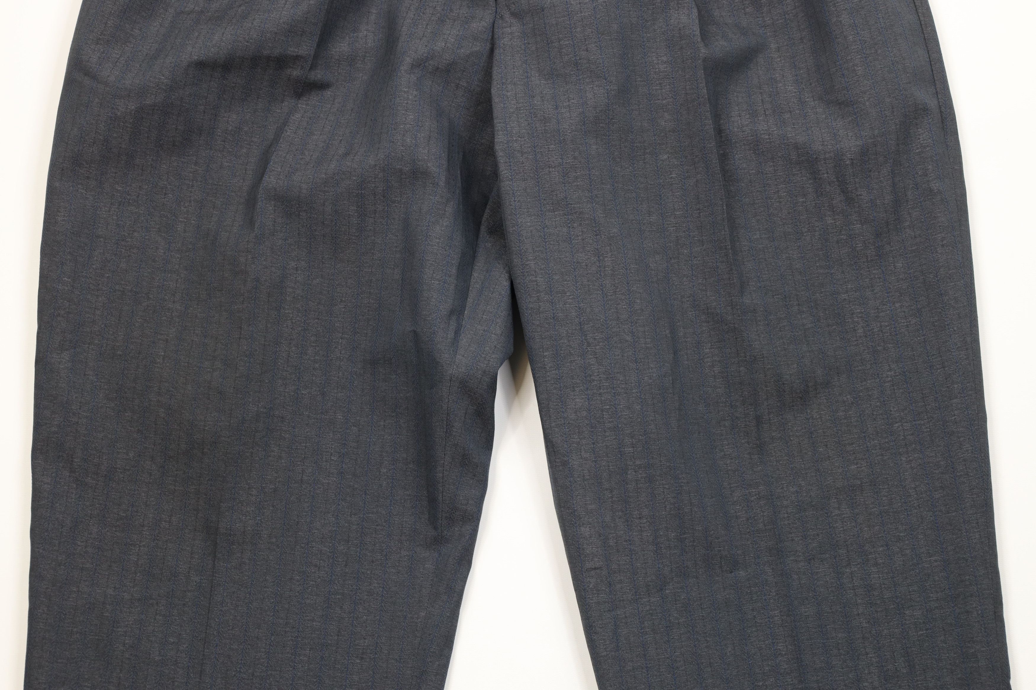 Vintage Vintage 70s Streetwear Pinstriped Wide Leg Chino Pants USA Size US 38 / EU 54 - 3 Thumbnail