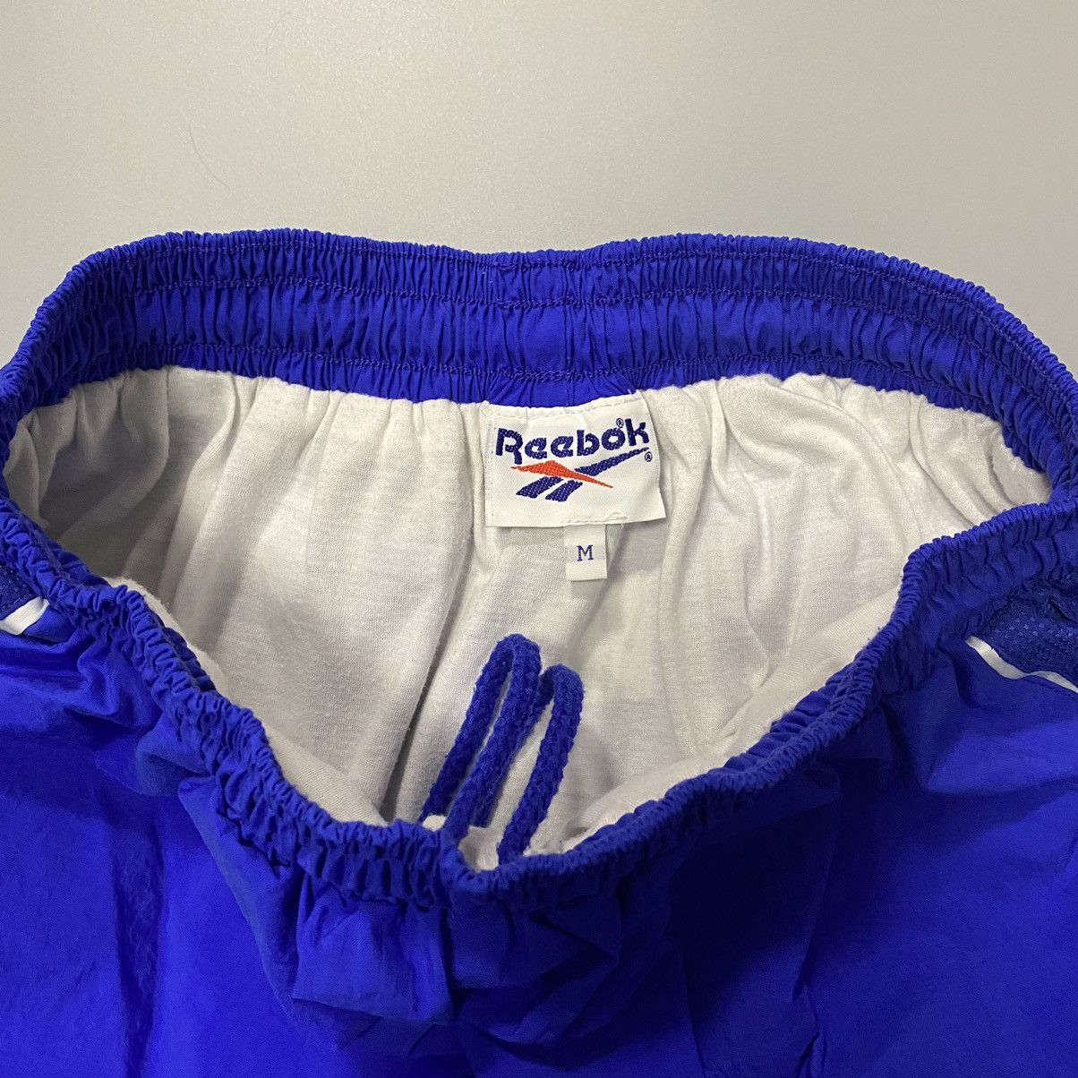 Reebok × Vintage Vintage Reebok Blue Shorts 1990s Soccer Football Size US 30 / EU 46 - 4 Thumbnail